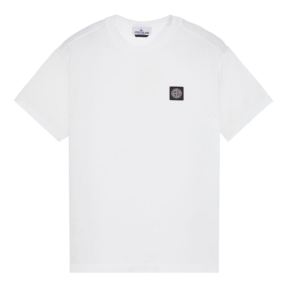 White Square Logo Cotton T-Shirt main product photo