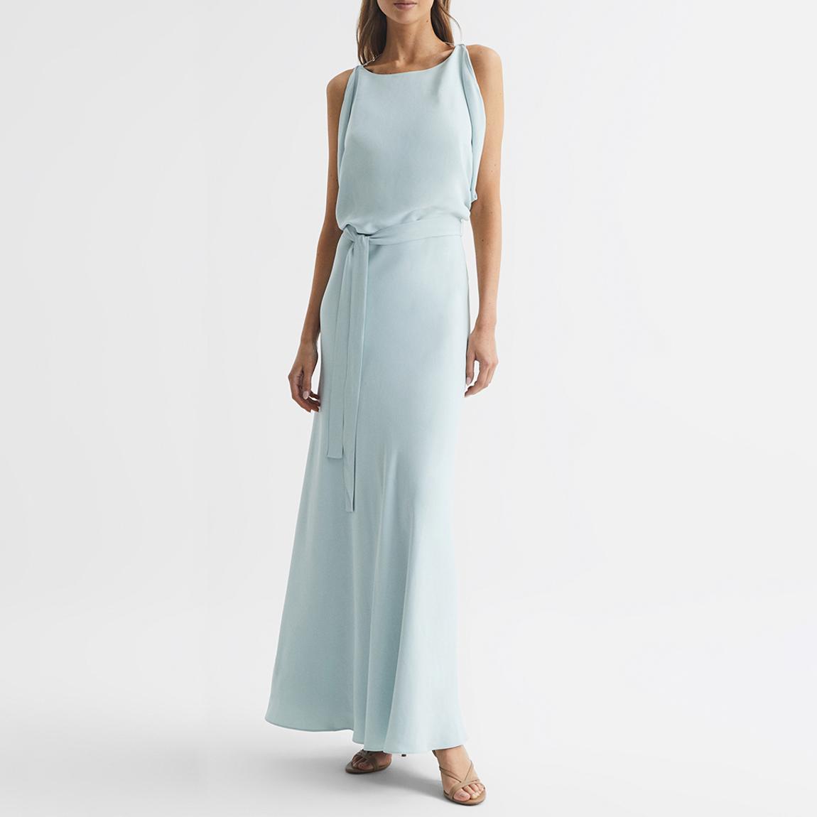 Blue Ida Split Sleeve Maxi Dress main product photo