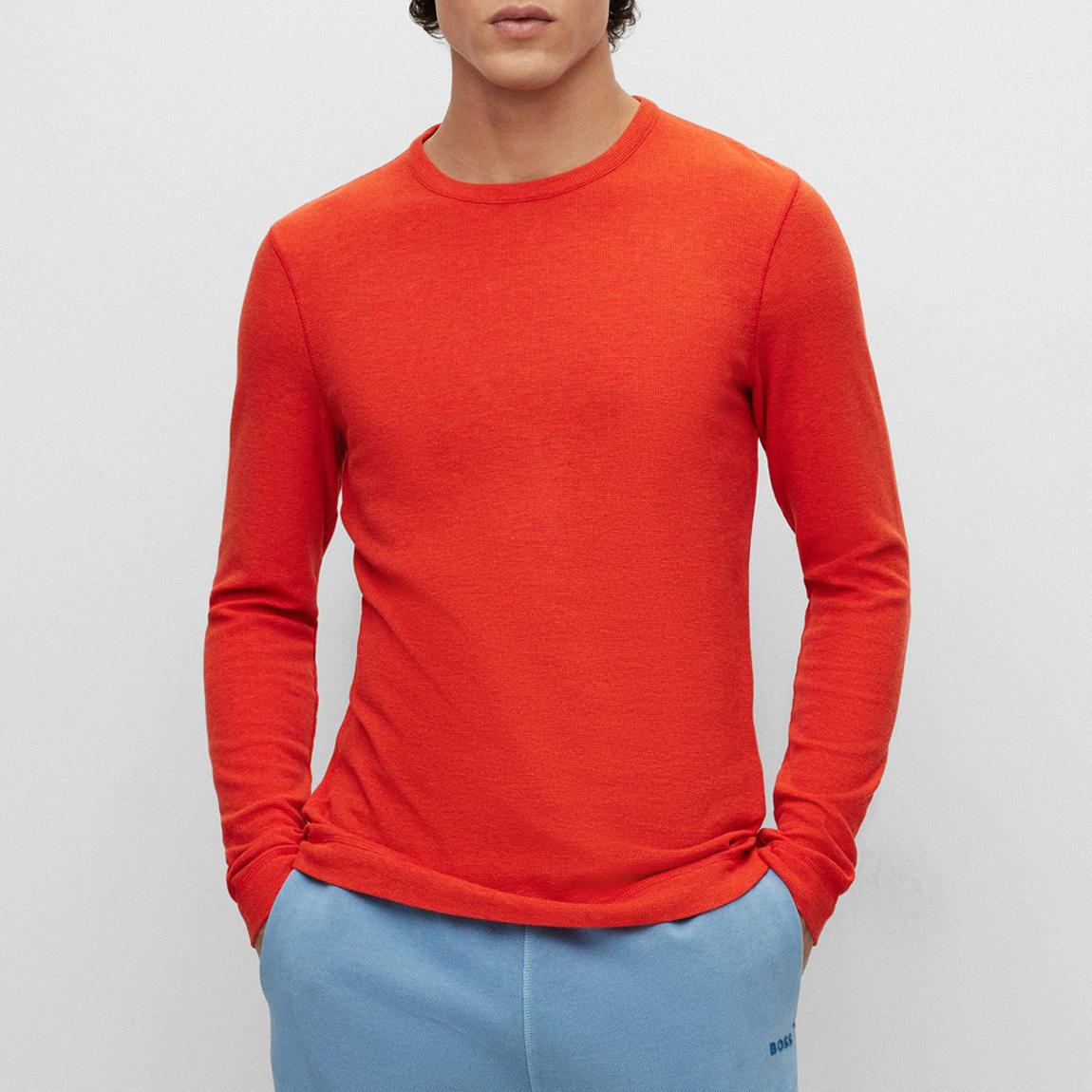 Red Tempest Crew Cotton Jumper main product photo