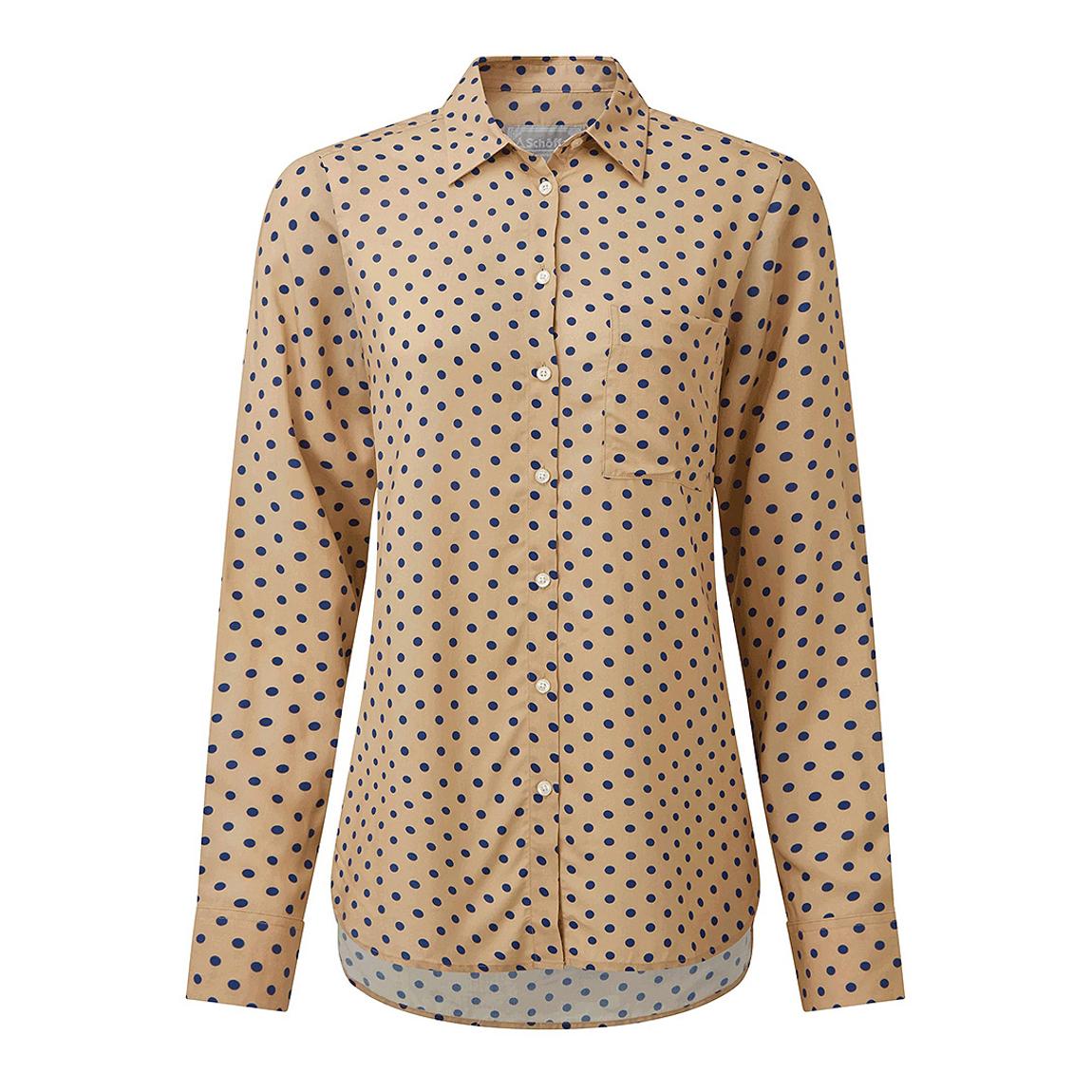 Camel Spotted Southwold Shirt main product photo