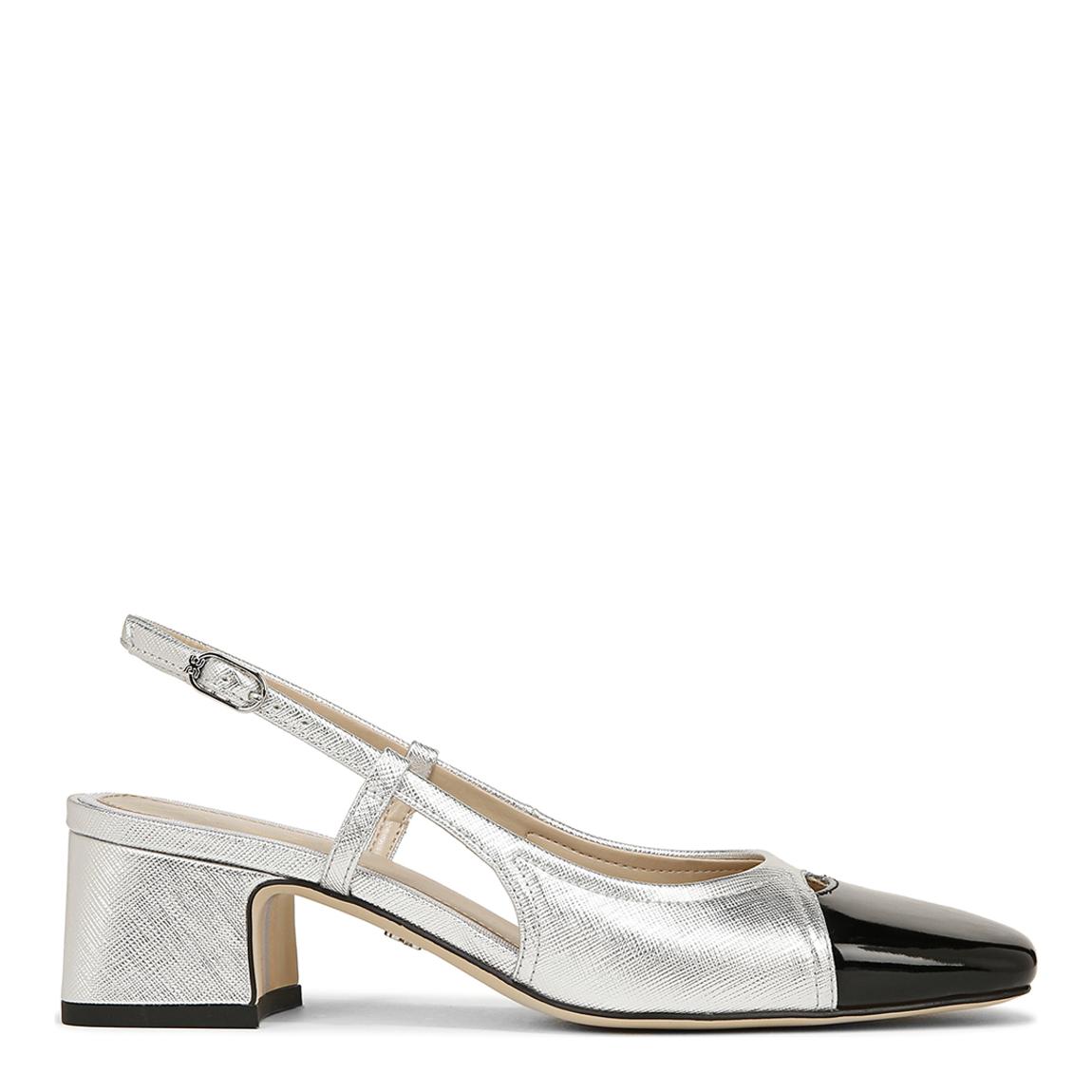 Silver Tarra Leather Heel main product photo