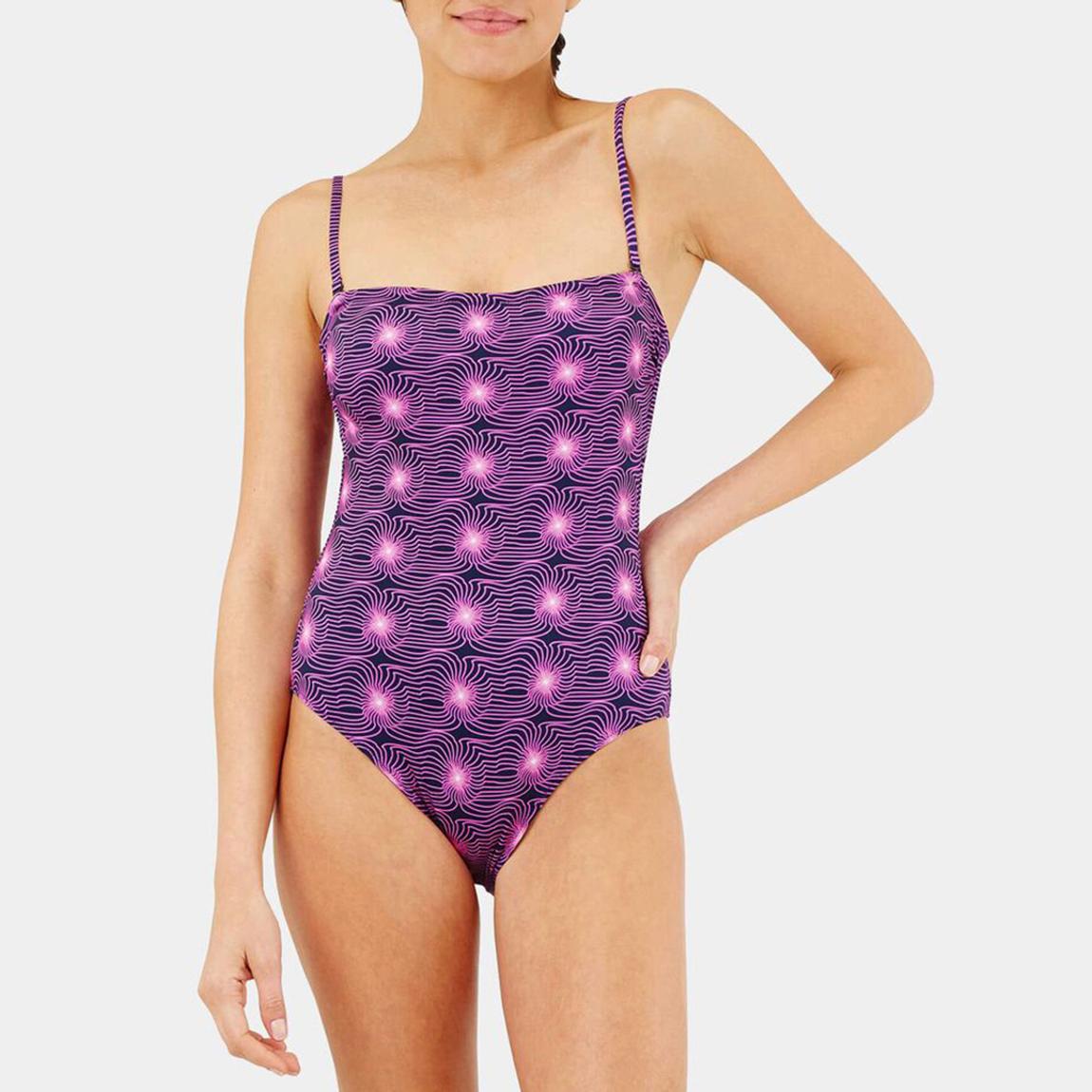 Purple Facette One Piece Swimsuit main product photo