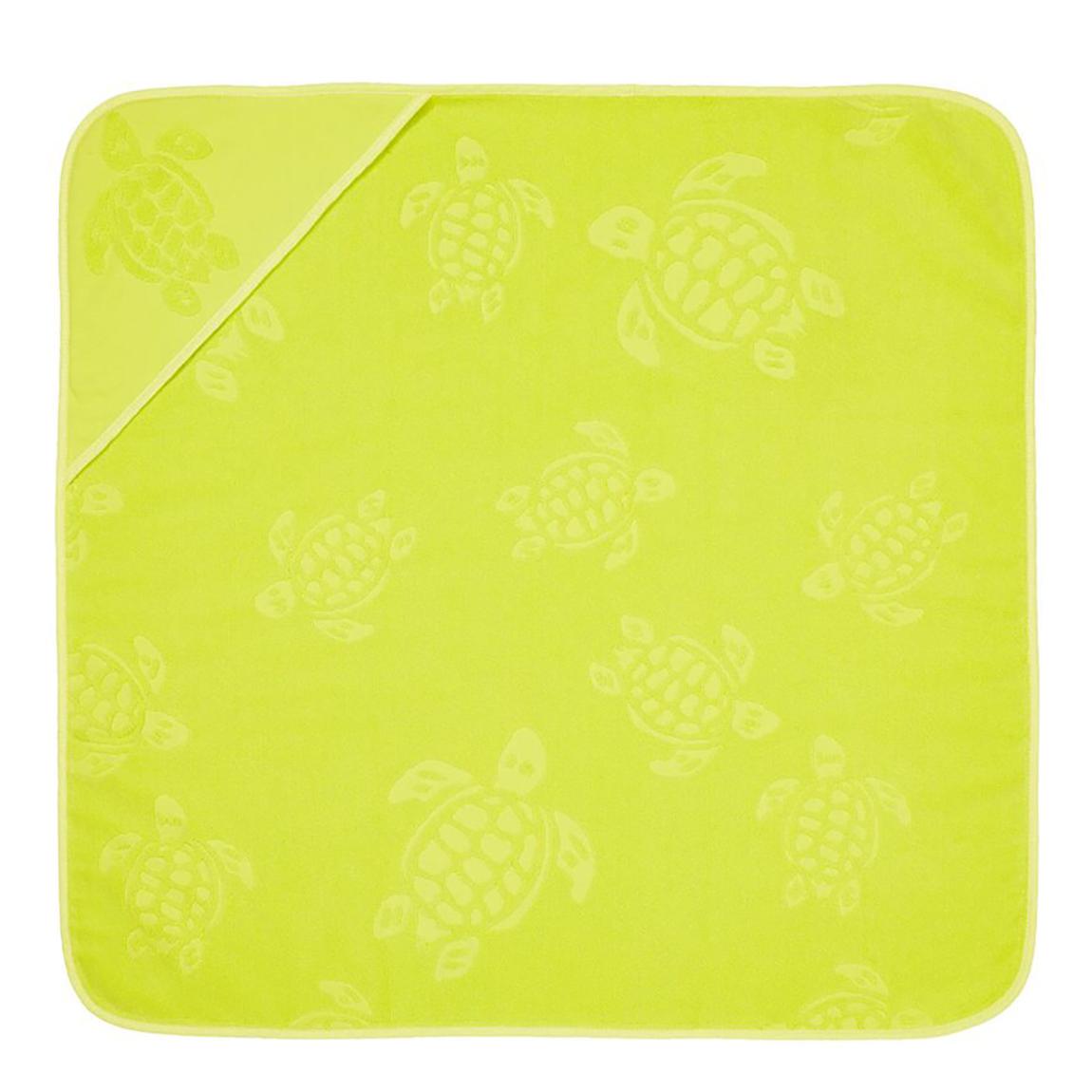 Lime Green Hooded Beach Towel main product photo