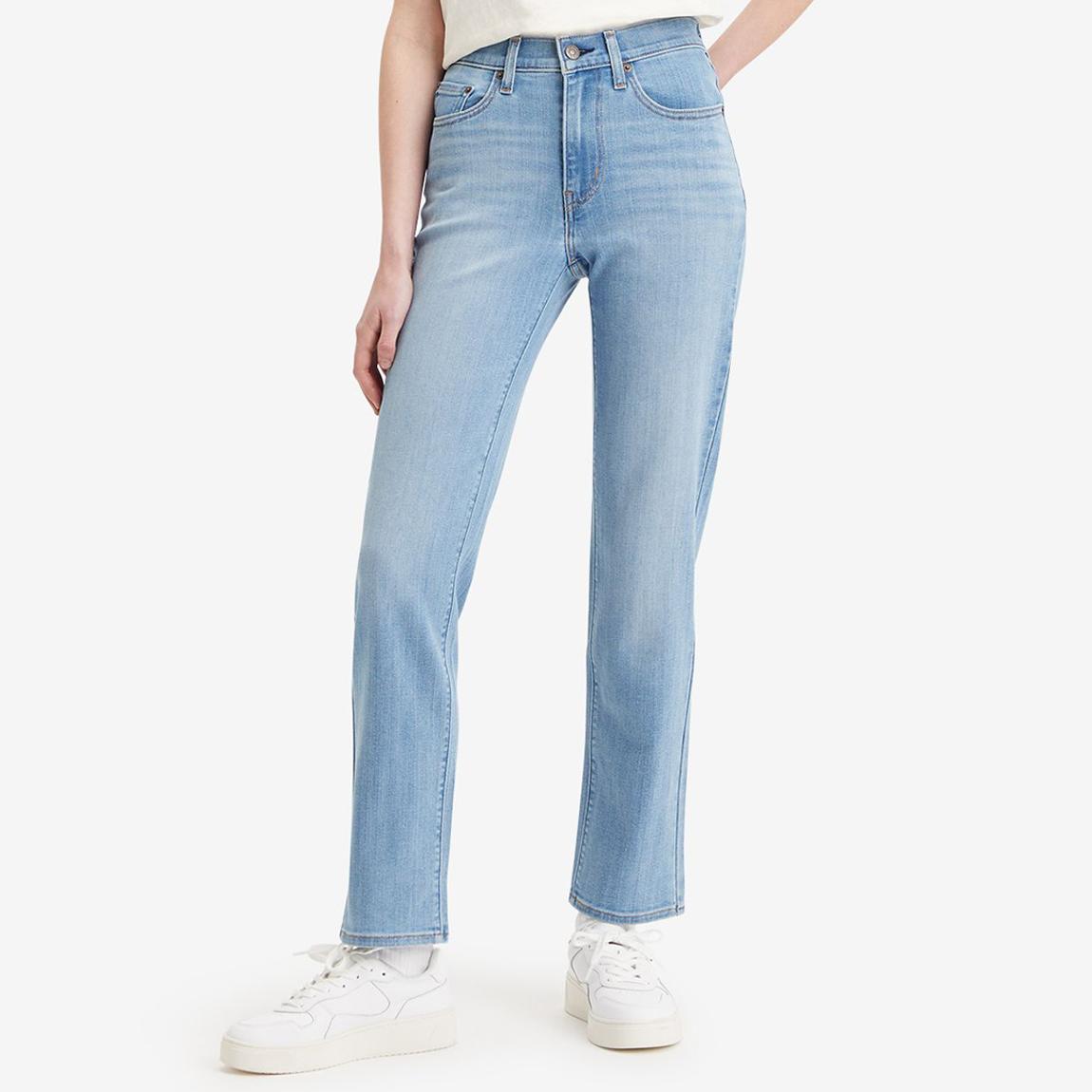 Light Blue 724™ High Rise Straight Jeans main product photo