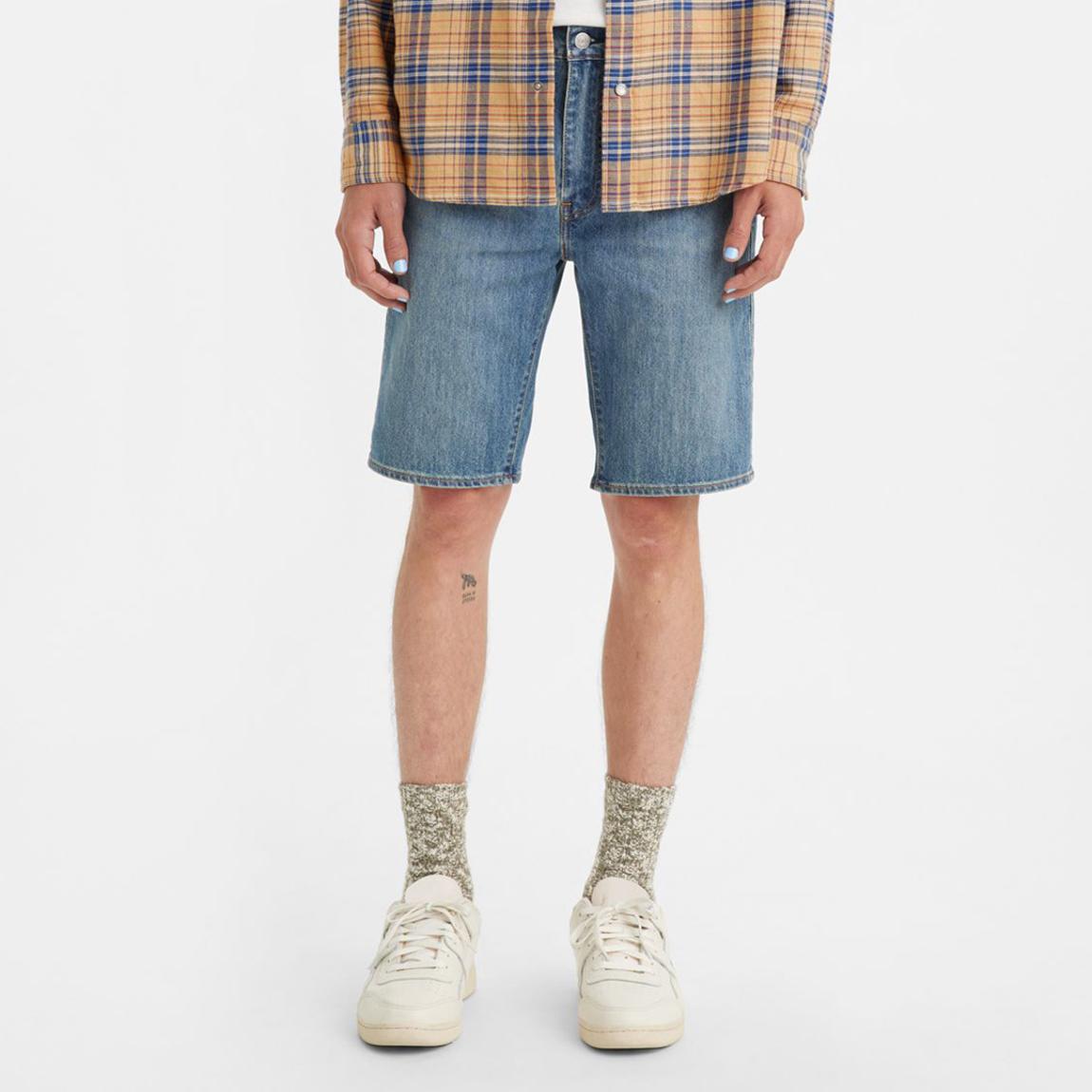 Mid Blue 405™ Denim Shorts main product photo