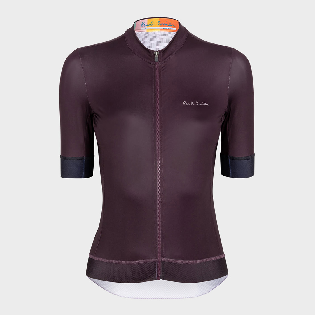 Burgundy Short Sleeve Cycle Jersey main product photo