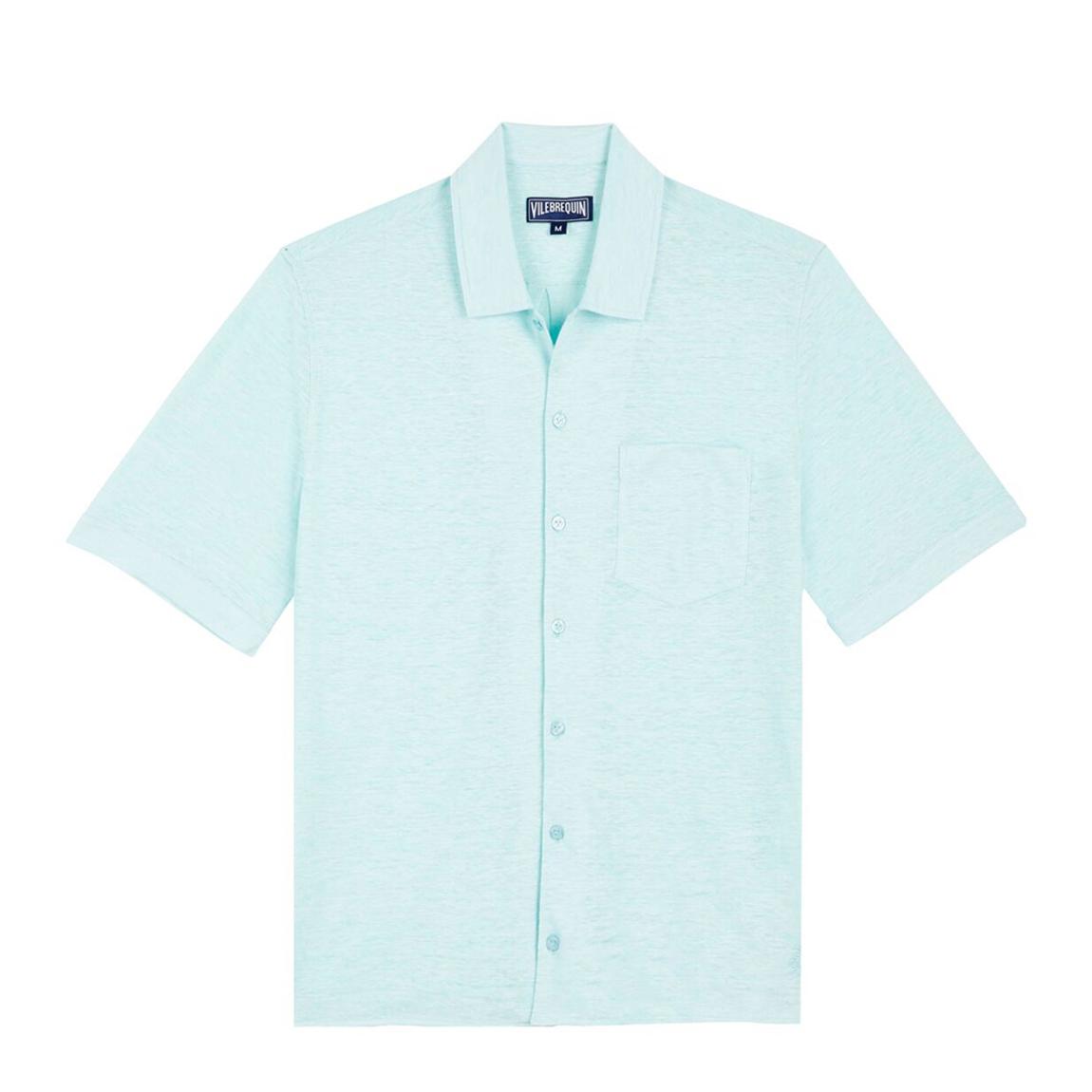 Blue Charli Linen Shirt main product photo