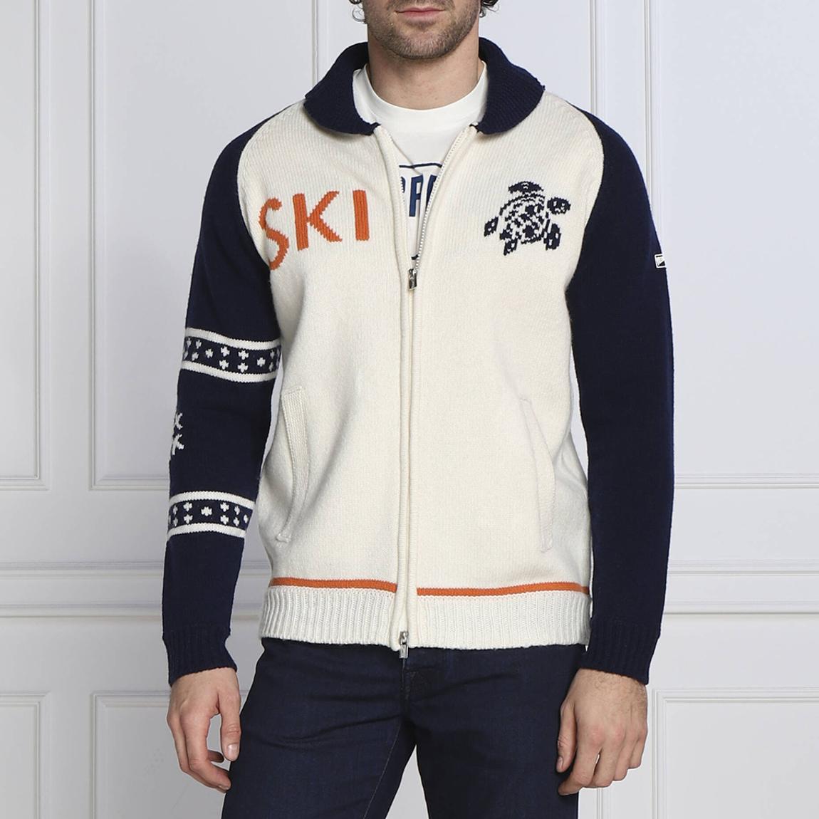 Cream Calabre Wool Blend Sweatshirt main product photo
