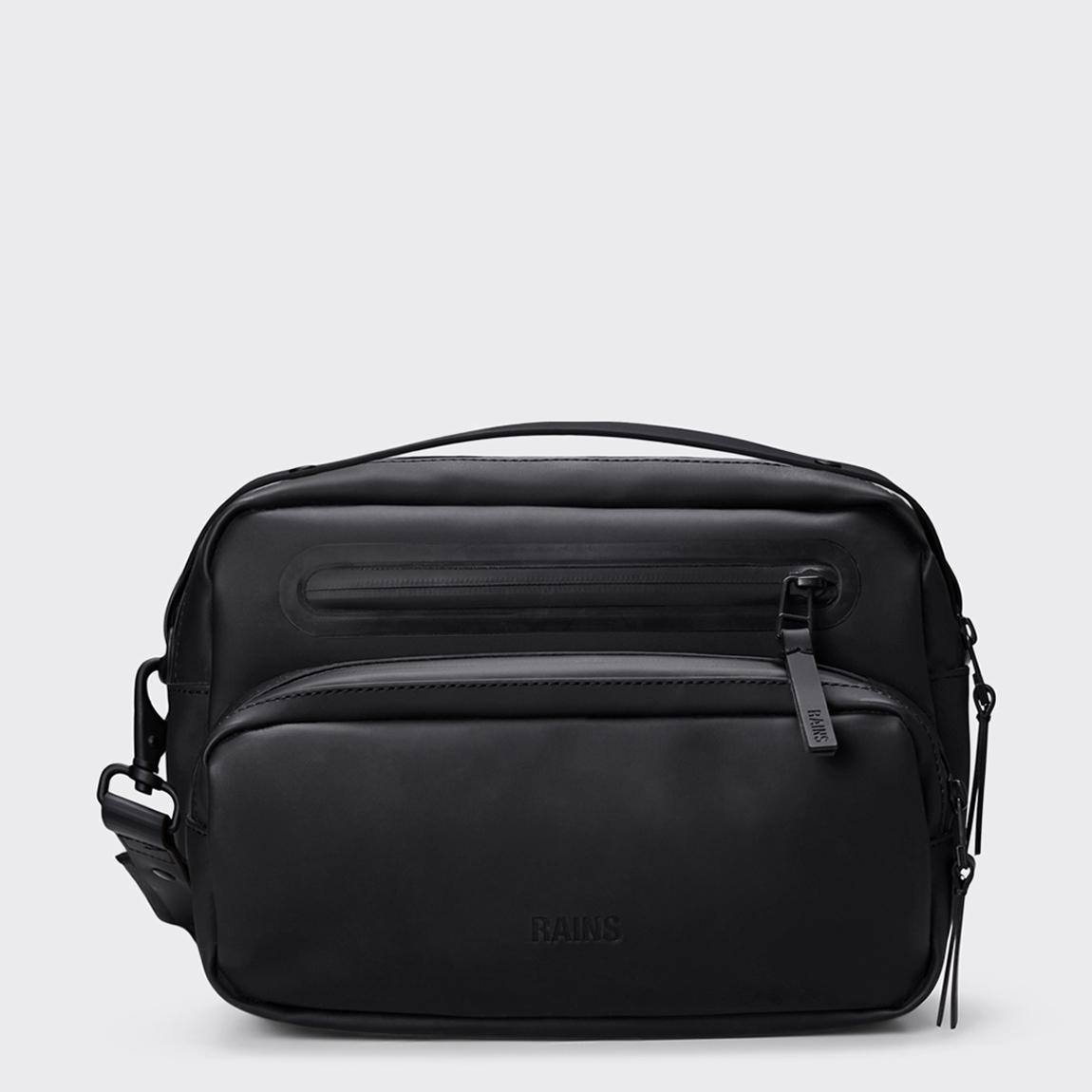 Black Unisex Waterproof Box Bag Large main product photo