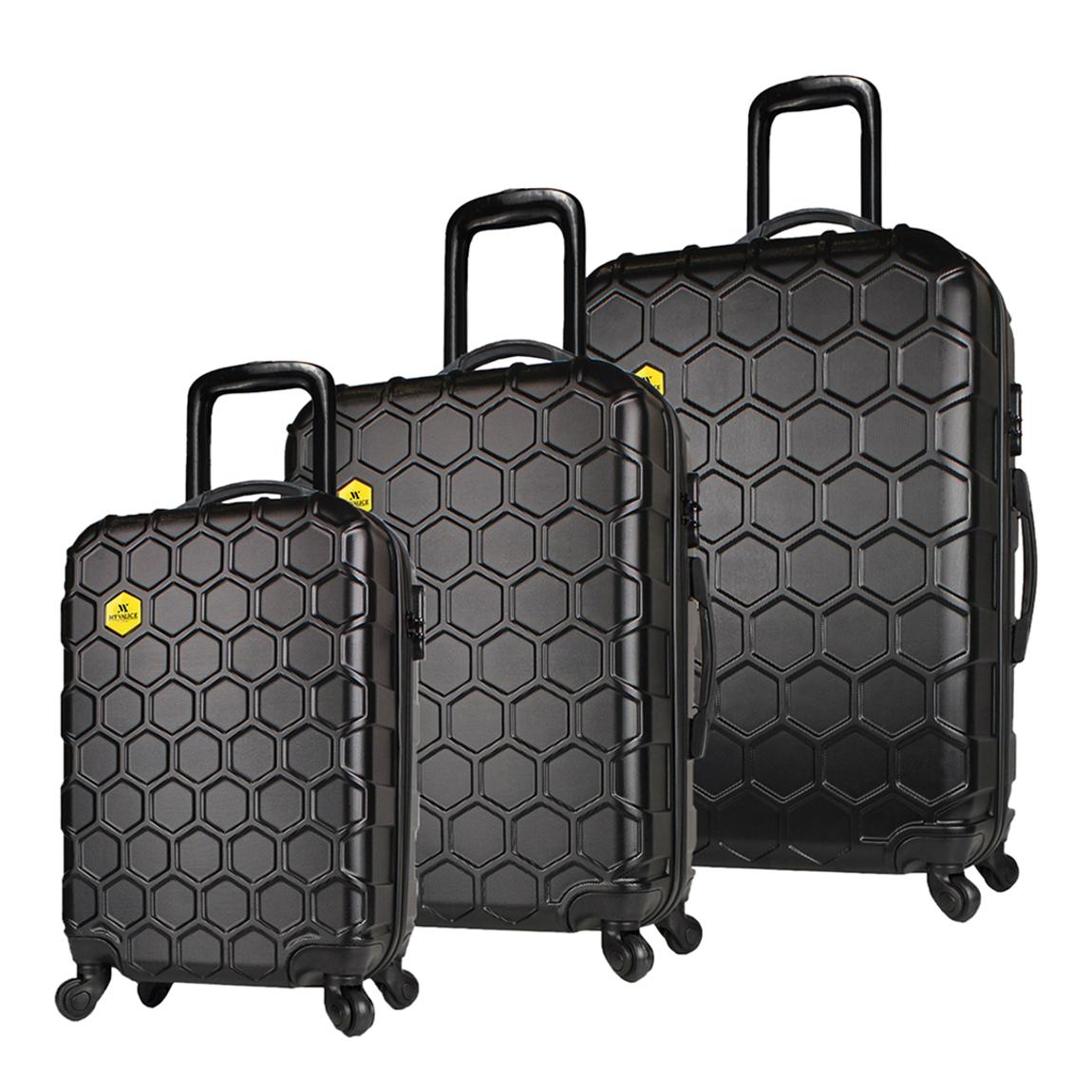 Black Suitcase Set (3 Pieces) main product photo