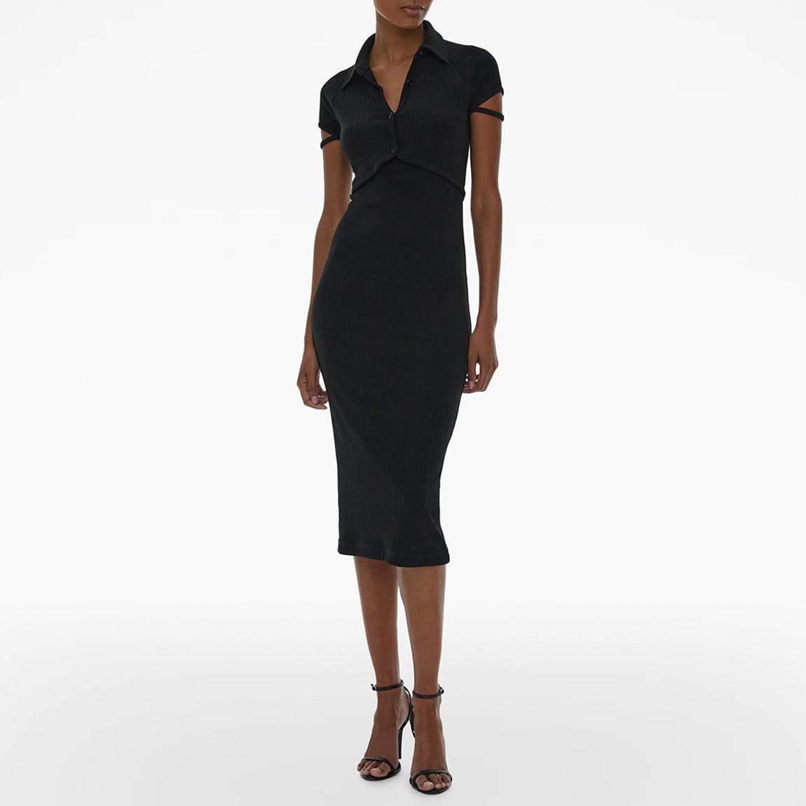 Black Cardi Midi Dress main product photo