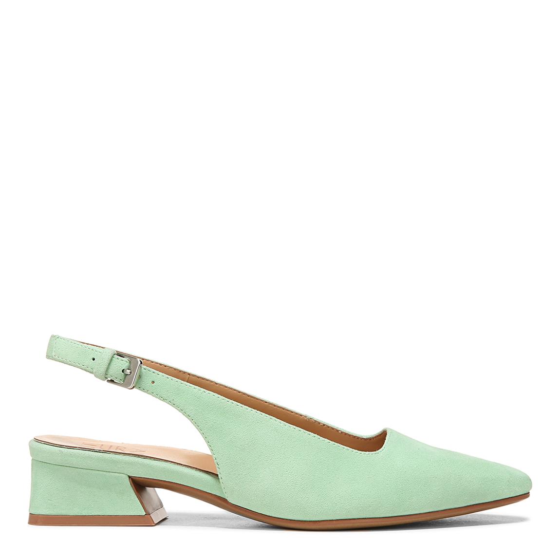 Green Suede Lesley Slingback Shoe main product photo