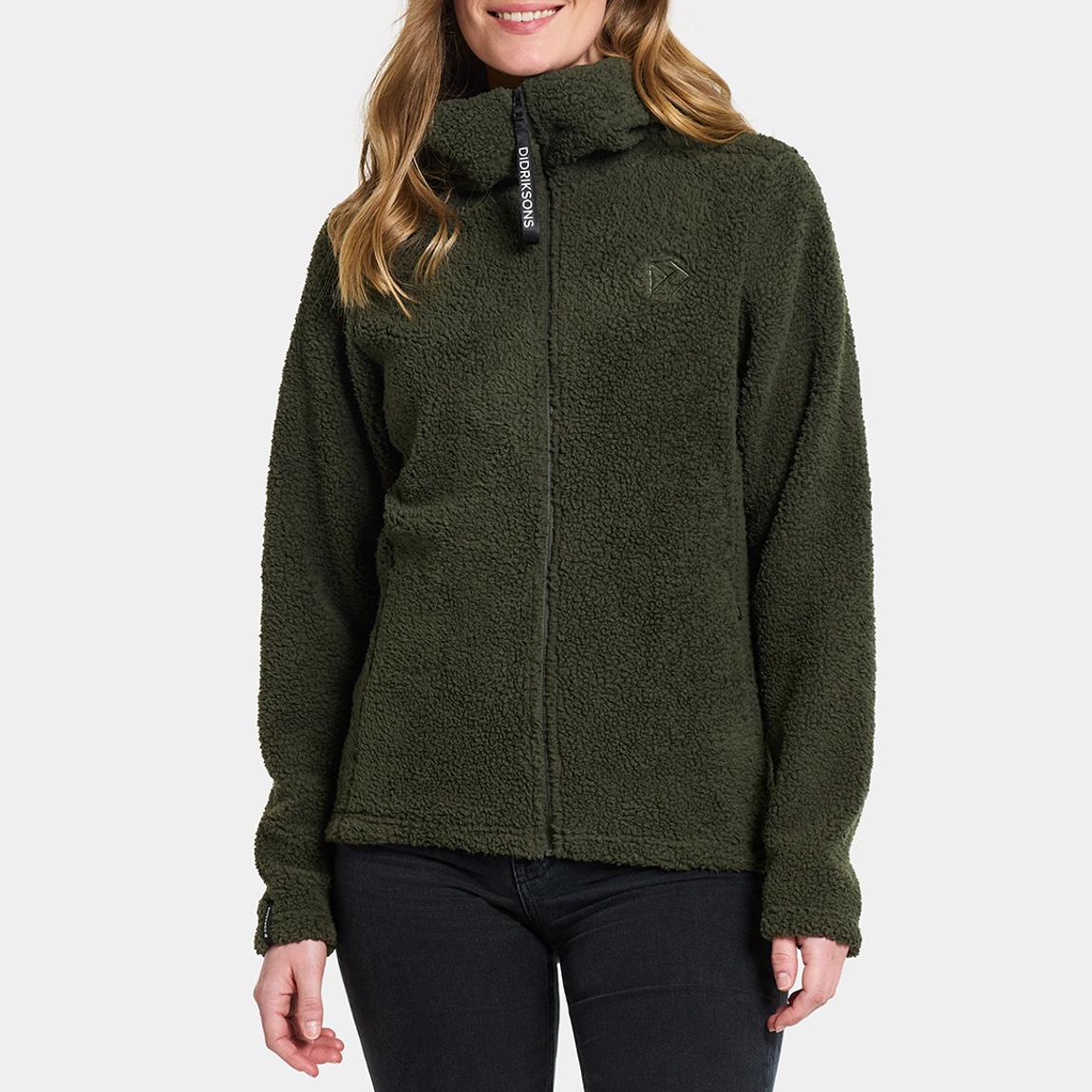 Green Anniken Full Zip Fleece main product photo