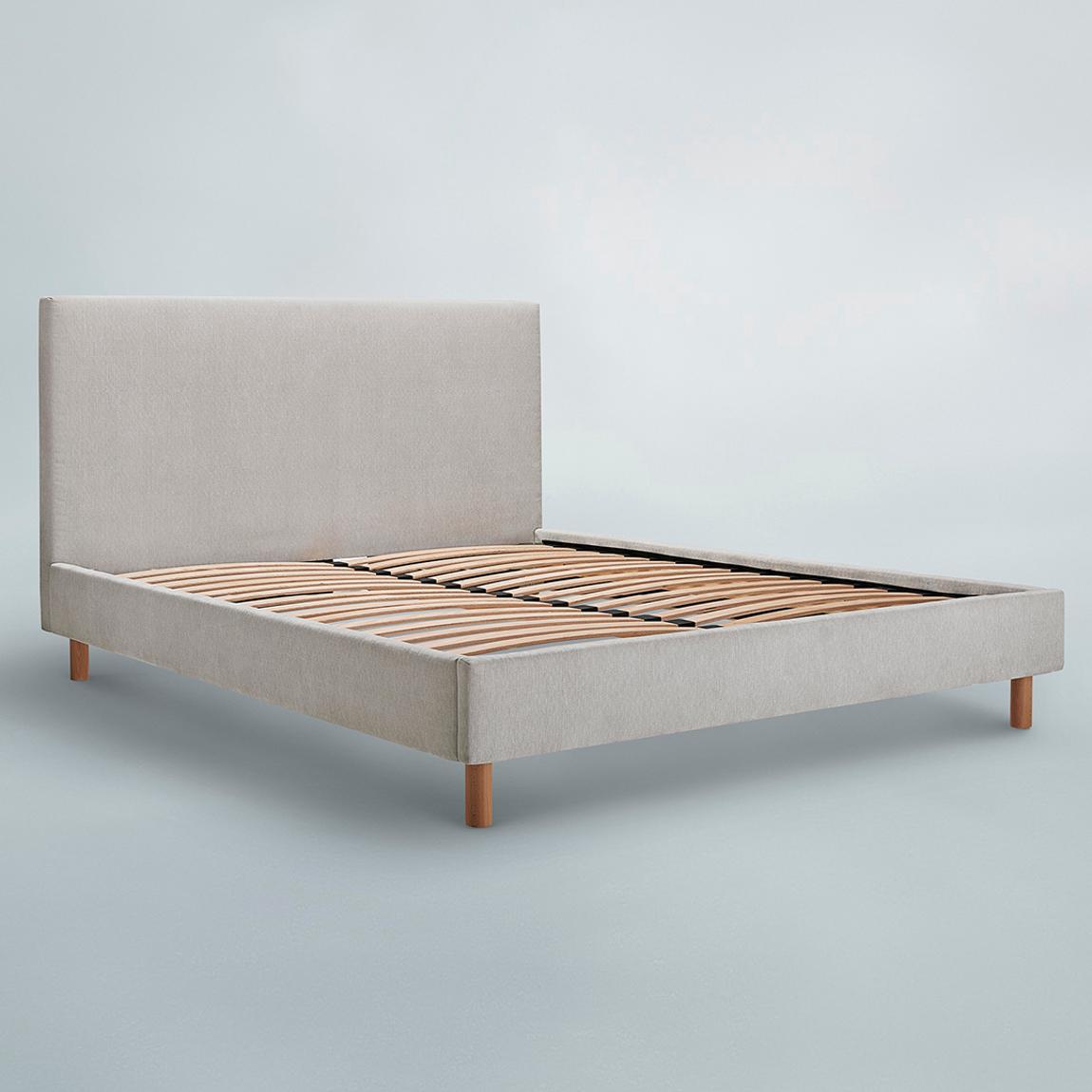 Atlas Bed in Light Grey, Super King main product photo