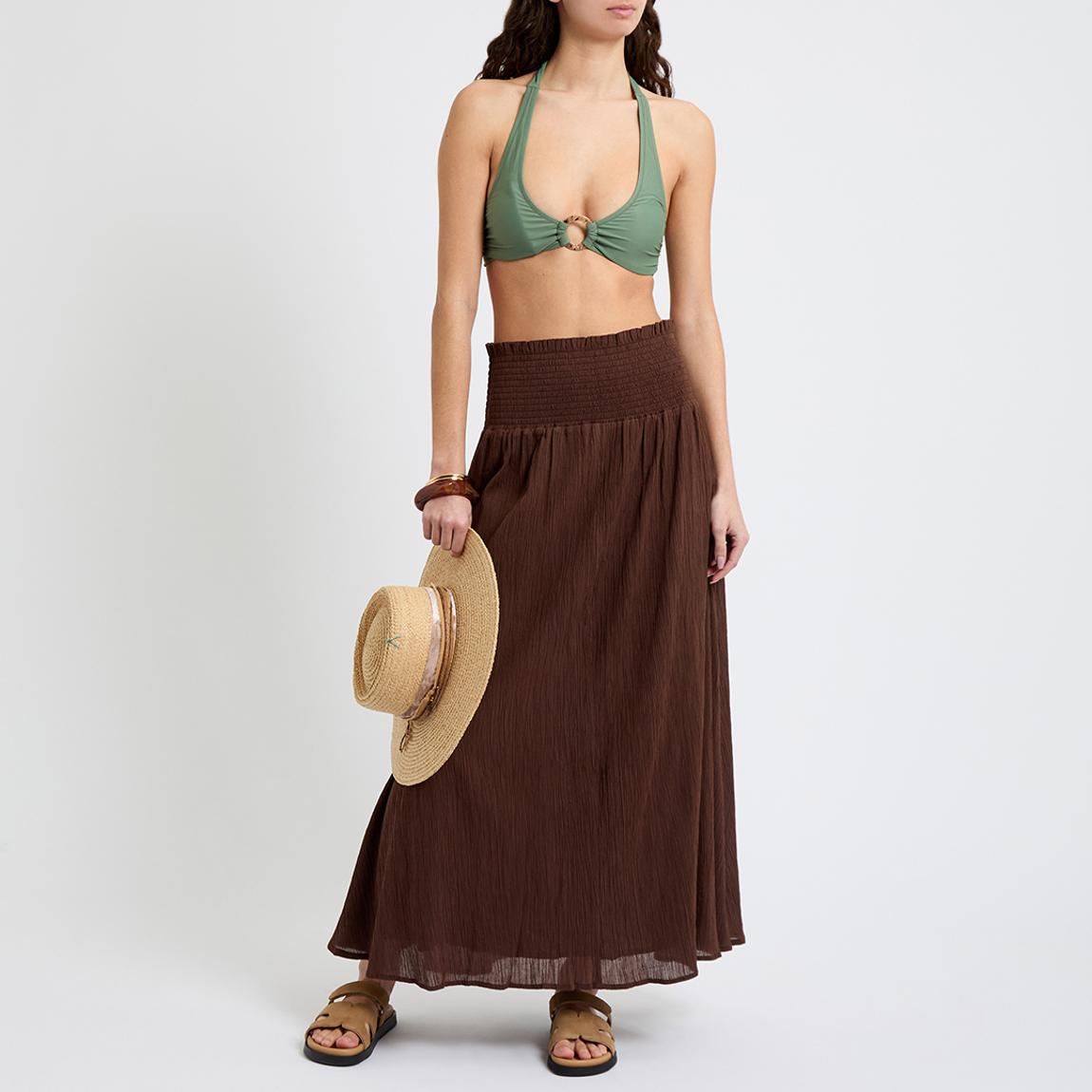 Cocobean Crinkle Maxi Skirt main product photo