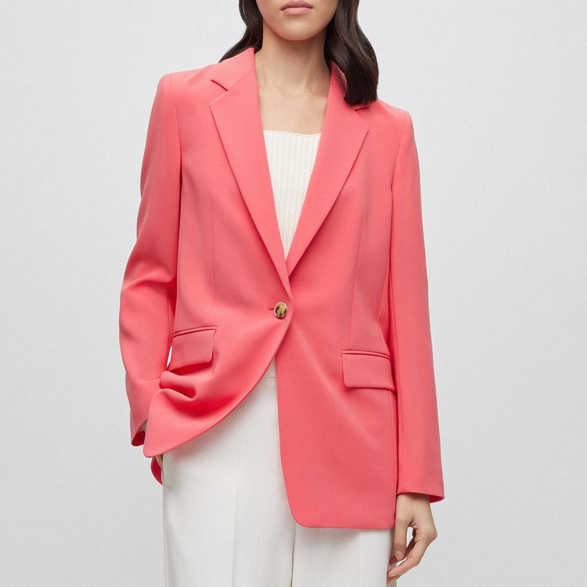 Pink Jocaluah Single Breasted Blazer main product photo