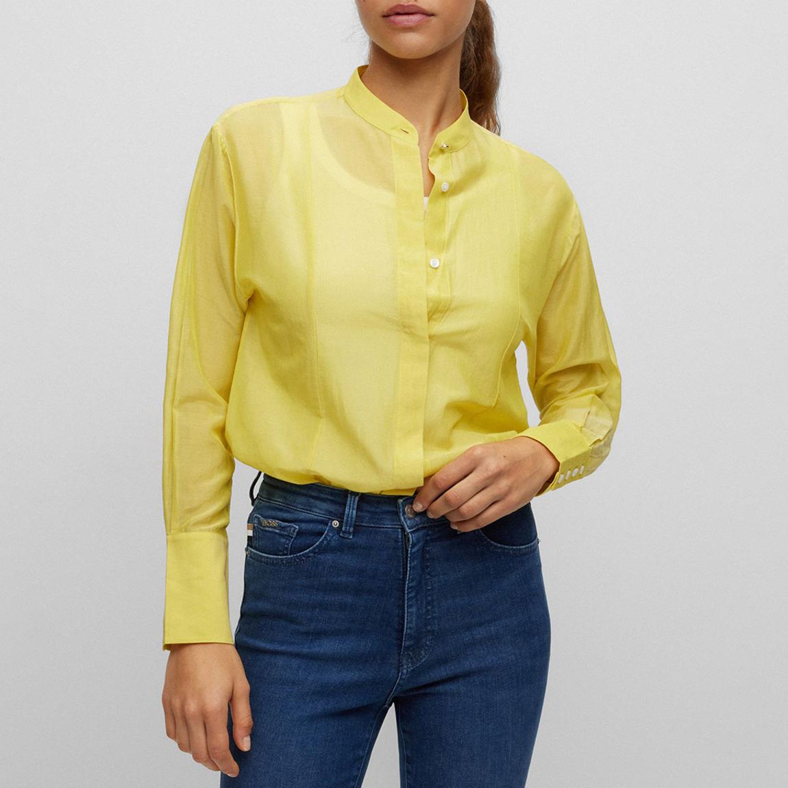 Yellow Bessenia Cotton Blouse main product photo