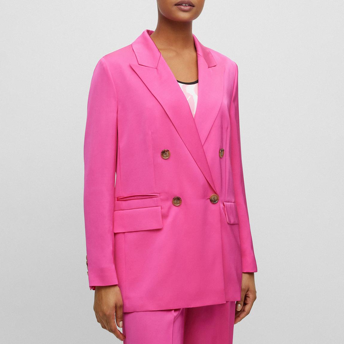 Pink Jefala Double Breasted Blazer main product photo