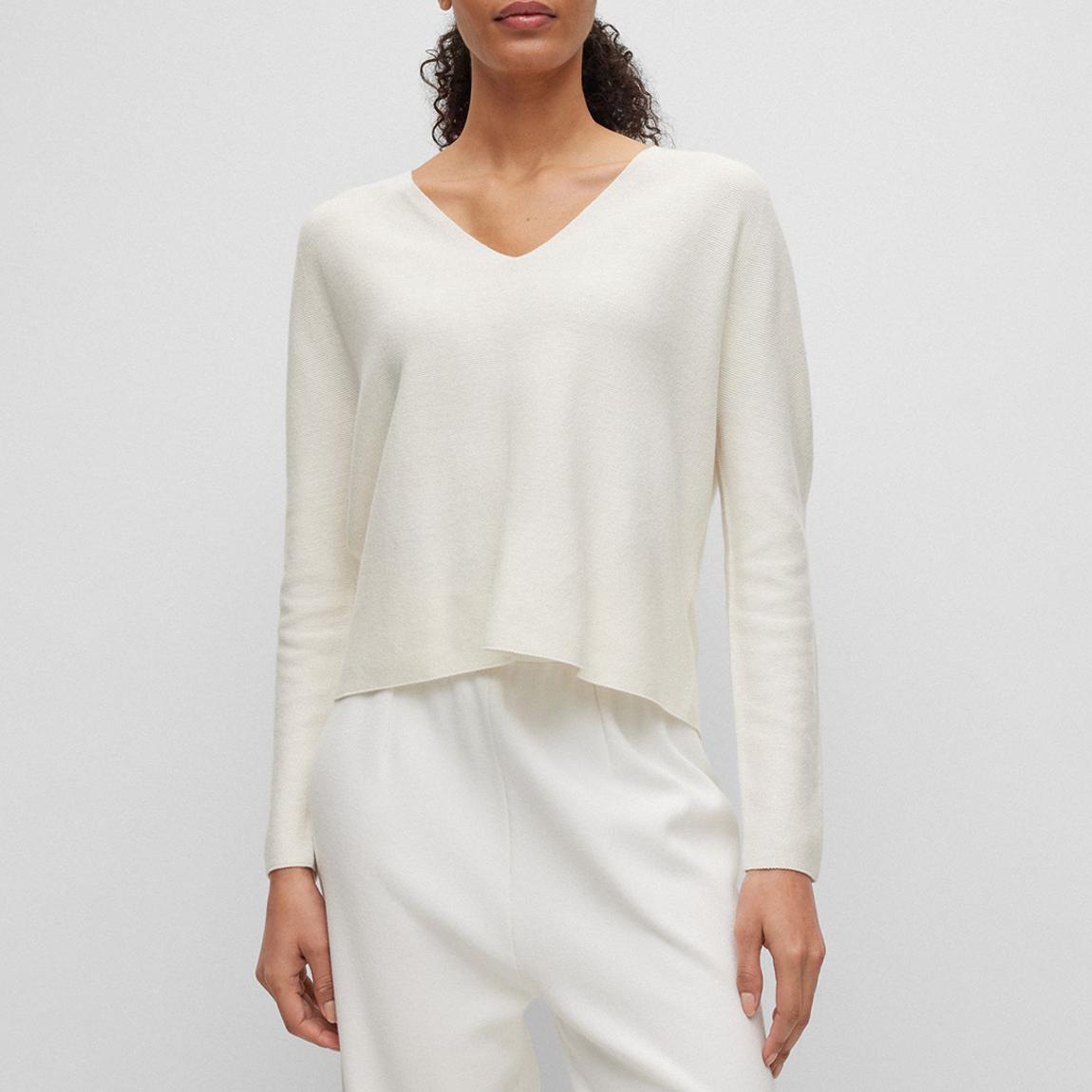 Ecru Ferona Cotton Blend Jumper main product photo