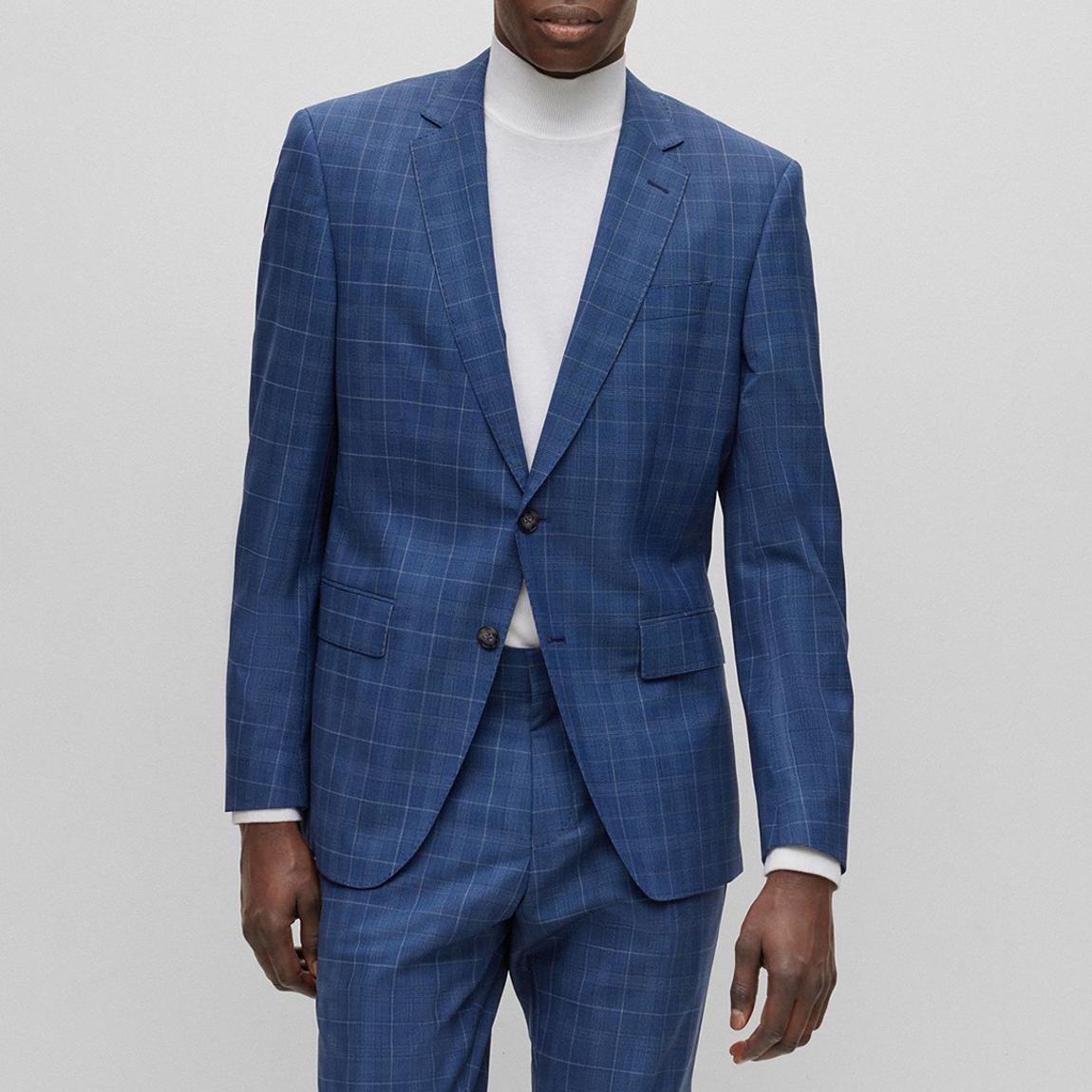 Blue Huge Check Wool Blazer main product photo