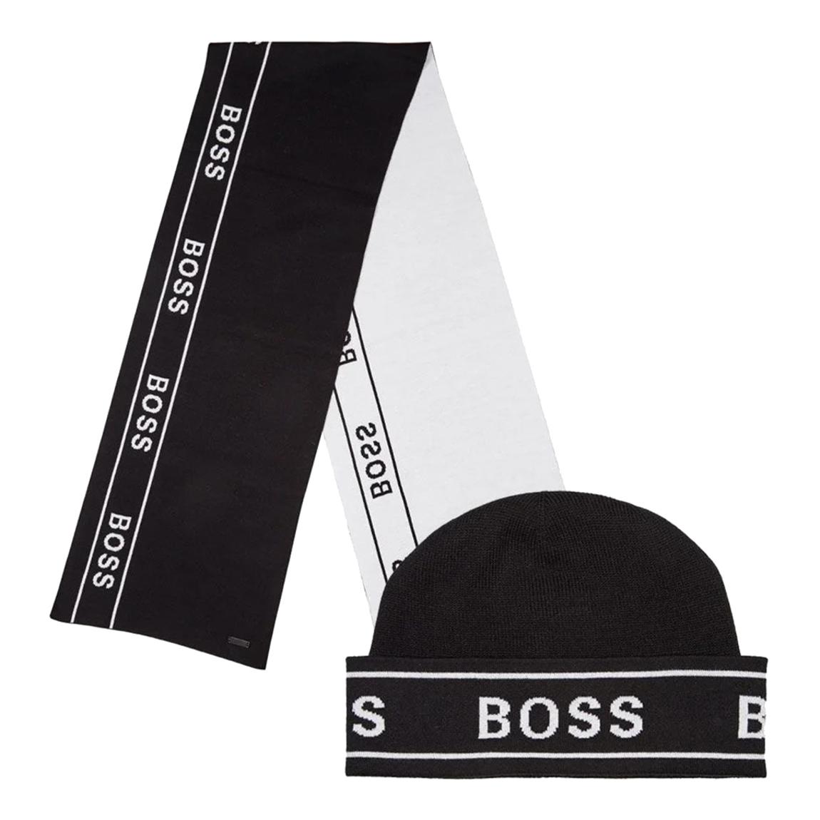 Black/White Ulfino Hat And Scarf Set main product photo