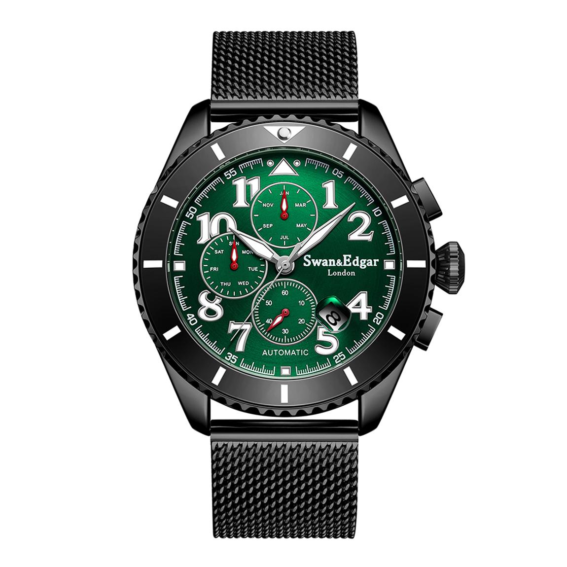 Men's Limited Edition Swan & Edgar Black Watch main product photo