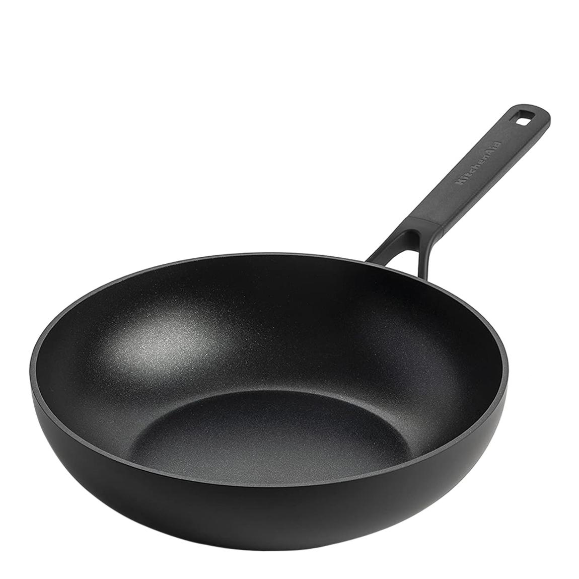KitchenAid Classic Forged Ceramic Non-Stick 28cm/3.6 Litre Wok, Black main product photo