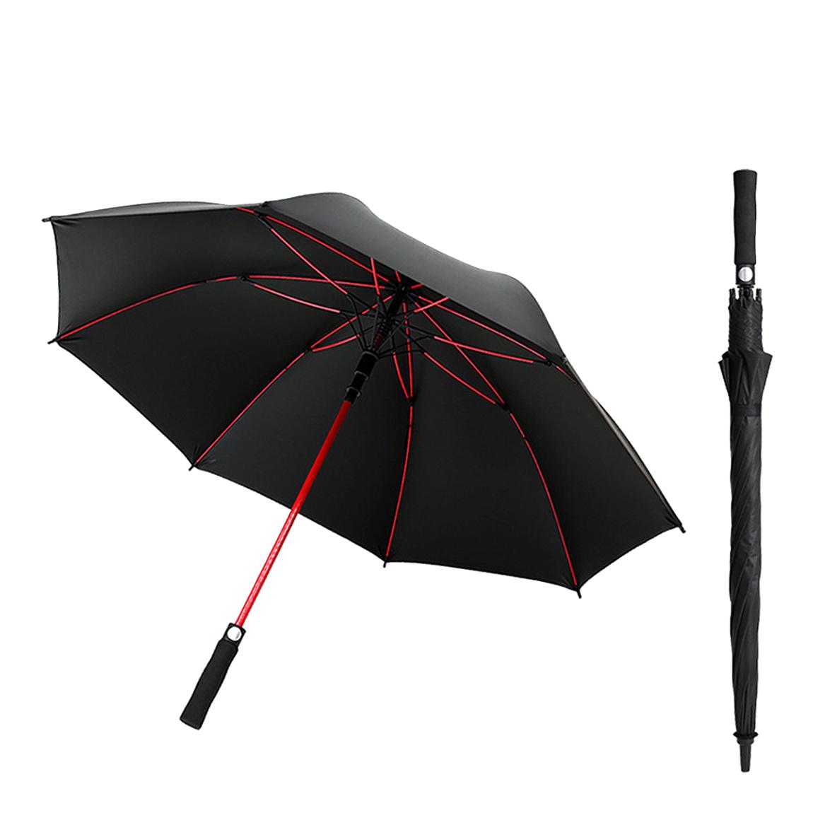 Black Stylish Wind Resistent Golf Umbrella main product photo