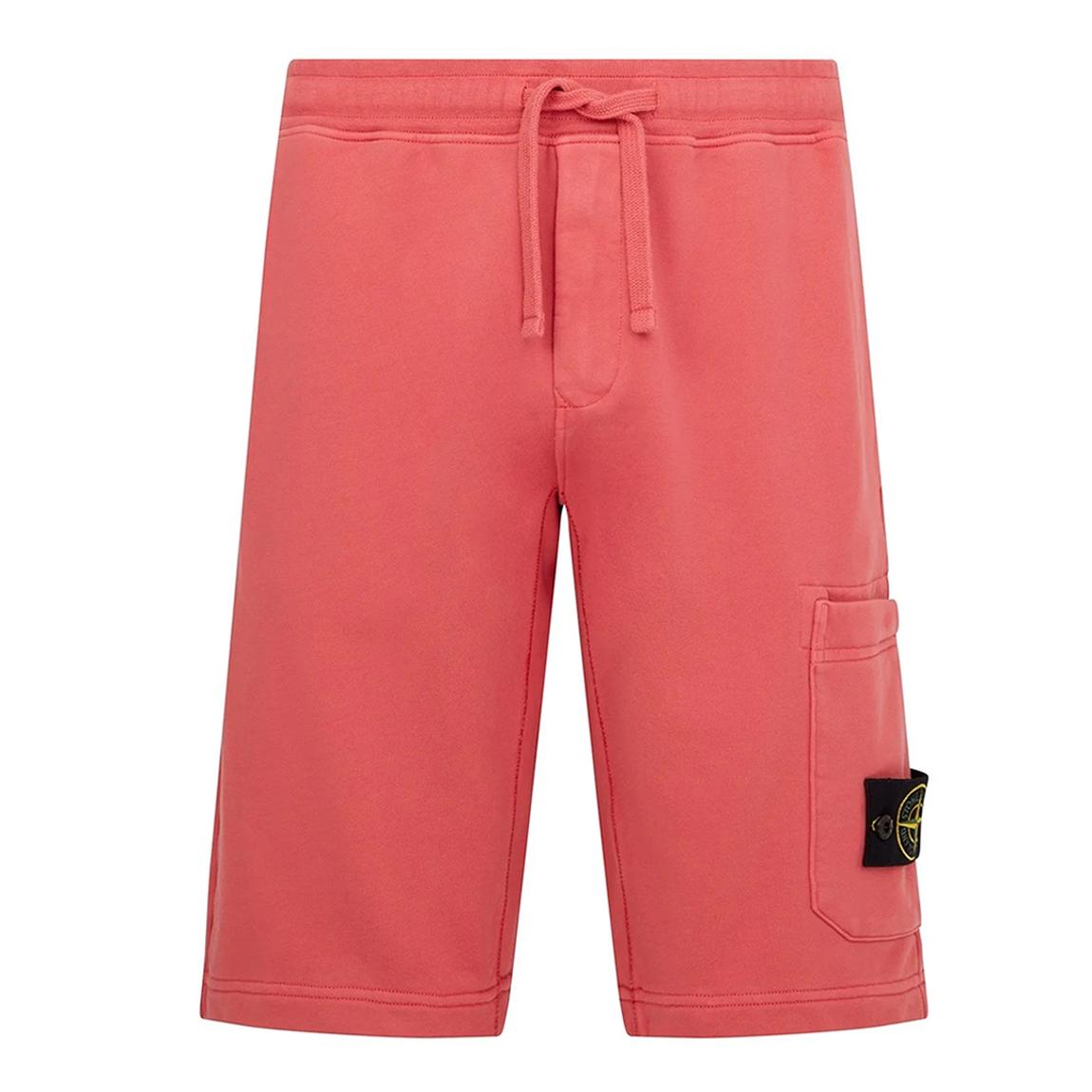 Red Bermuda Cotton Shorts main product photo