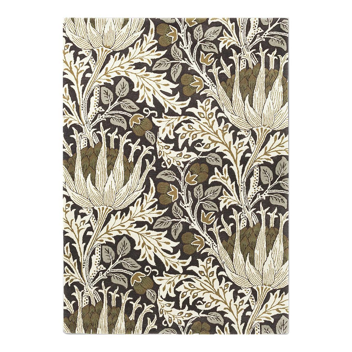 Artichoke Charcoal Mustard 127105 140X200 Rug main product photo