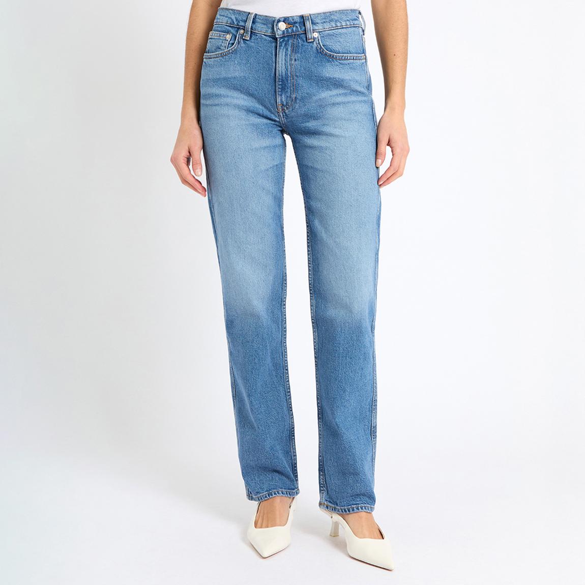 Mid Blue Straight Leg Jeans main product photo