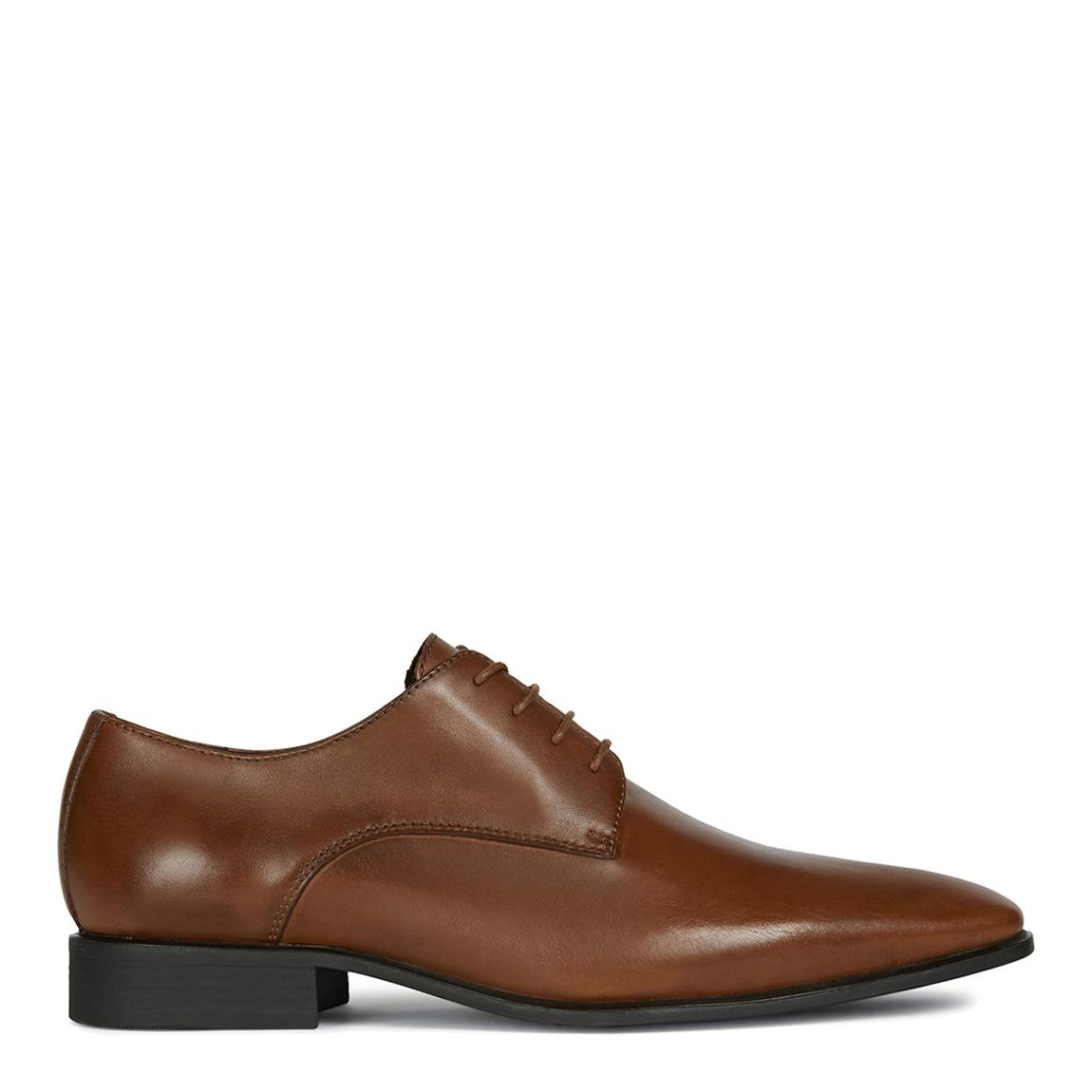 Men's Brown Leather Uomo High Life Derby Shoe main product photo