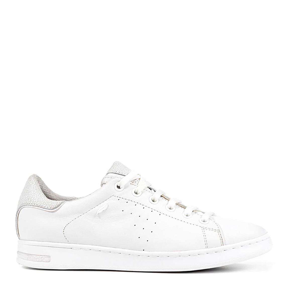 Women's White Leather Jaysen Trainer main product photo
