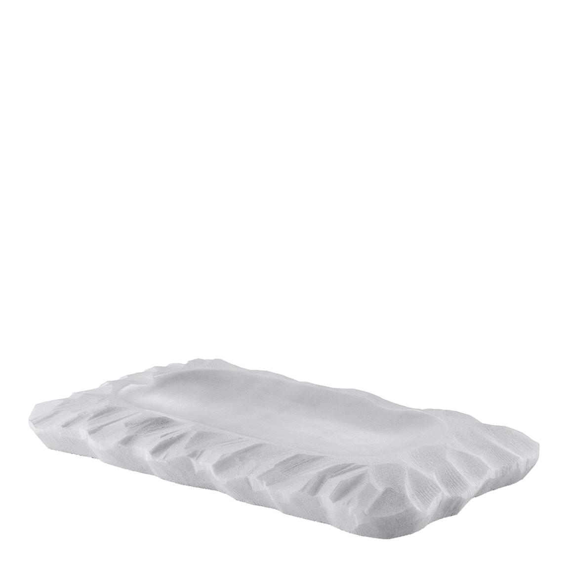 Mauro Tray, White Marble main product photo