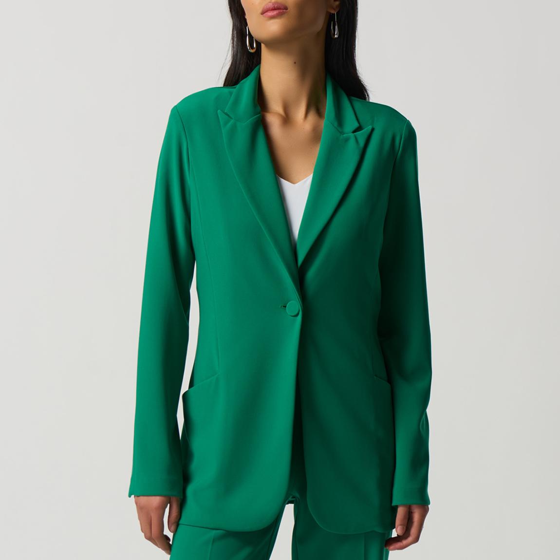 Green Notched Collar Blazer main product photo