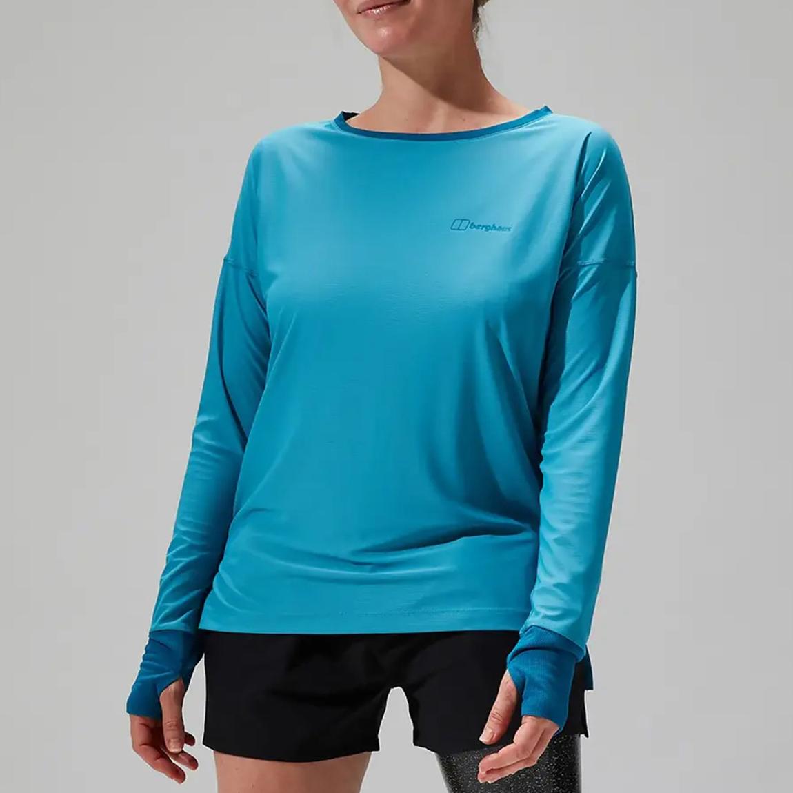 Blue Nesna Long Sleeve Baselayer main product photo