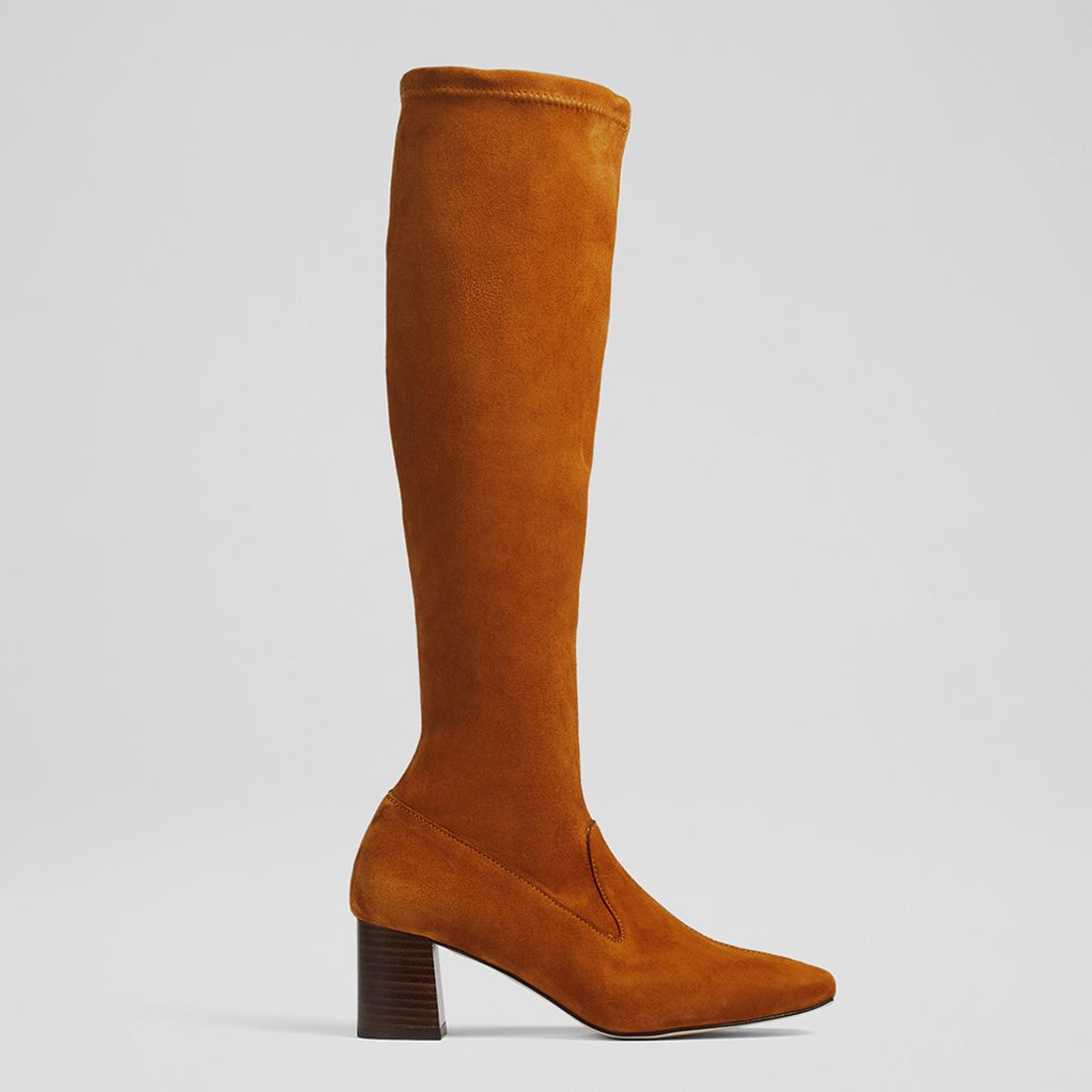 Brown Davina Knee High Boots main product photo