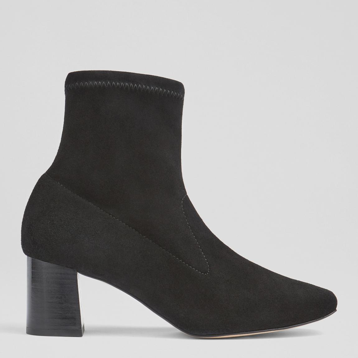 Amira Black Ankle Boots main product photo