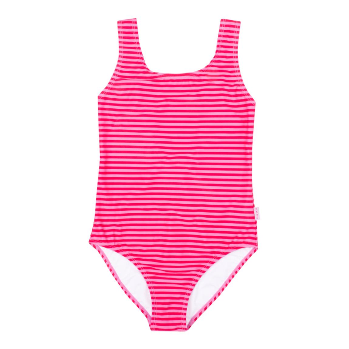 Pink Stripe Teen Scoop One Piece main product photo
