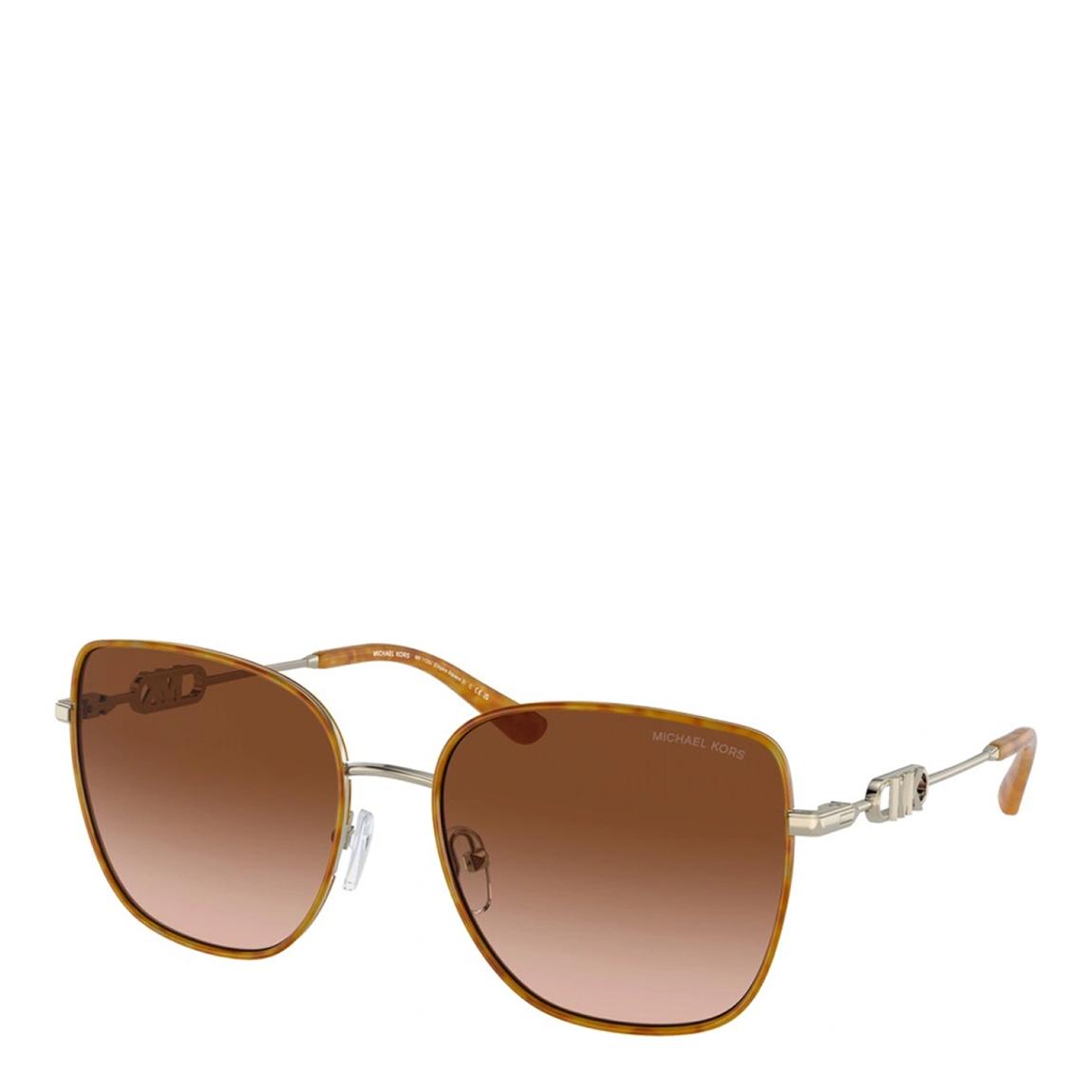 Women's Michael Kors Gold Sunglasses 57mm main product photo