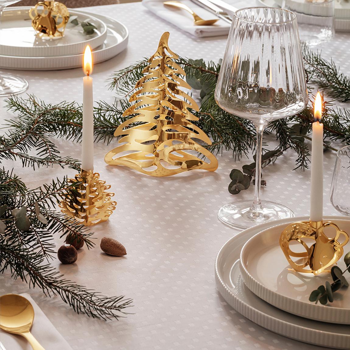 Taper Candleholder Set of 2 18KT Gold Plated main product photo