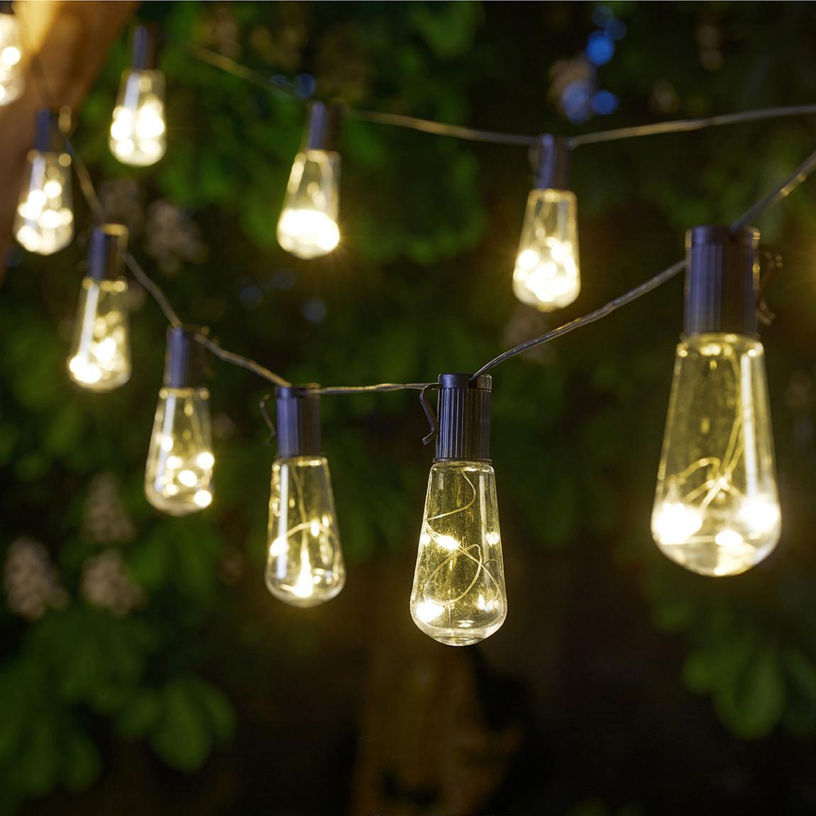 40 DecoBulb Solar String Bulb Lights 10L main product photo