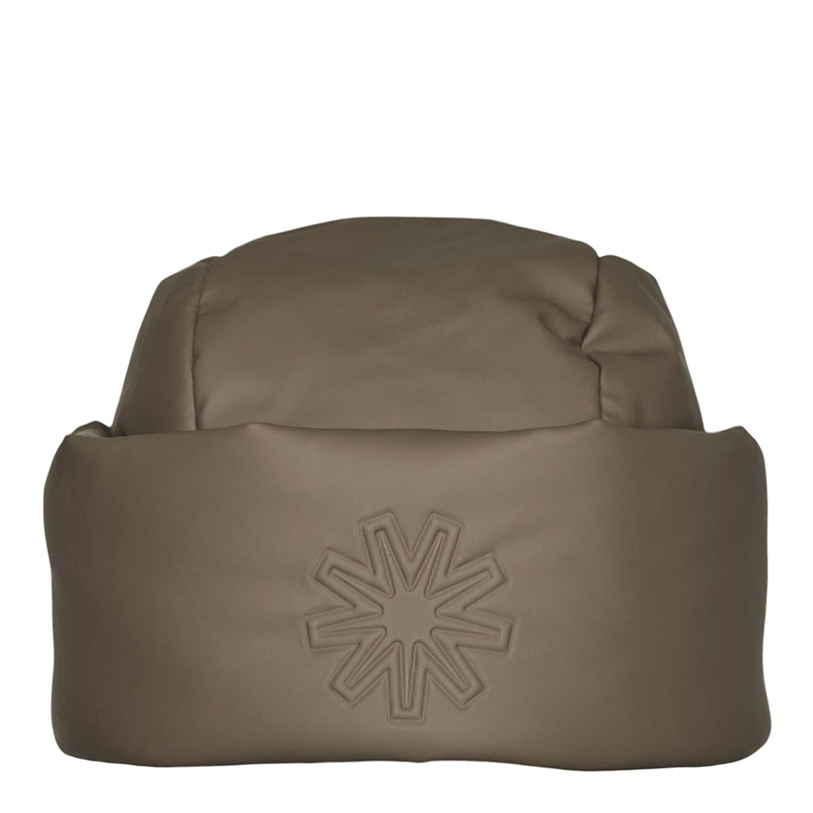 Tan Unisex Puffer Beanie main product photo
