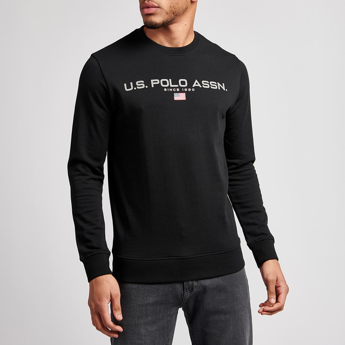 Black Long Sleeve Cotton Top main product photo