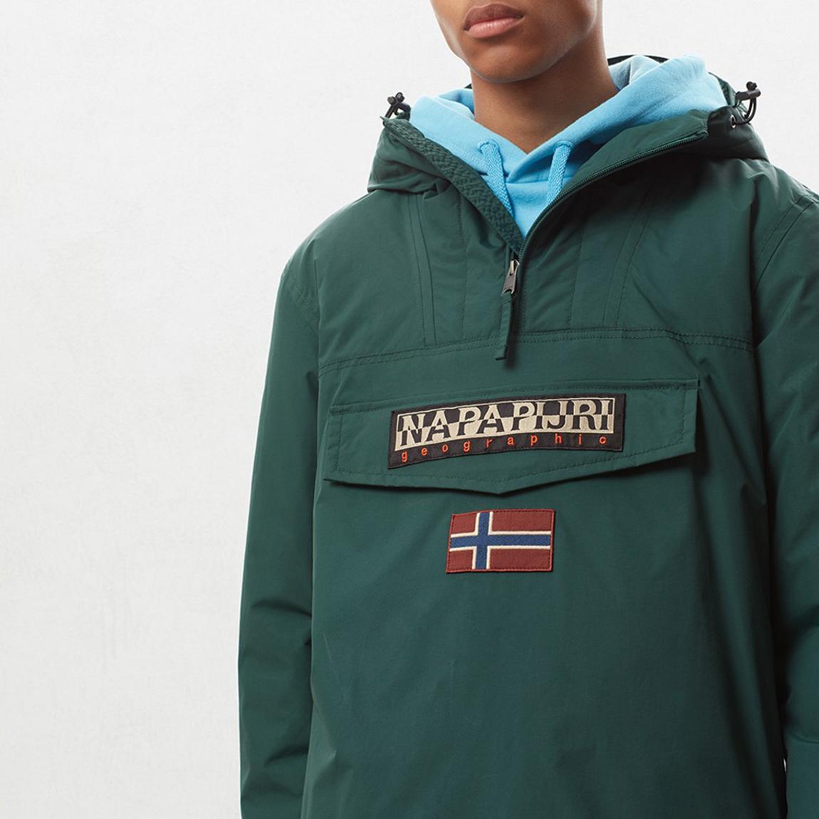 Green Rainforest Winter Anorak main product photo