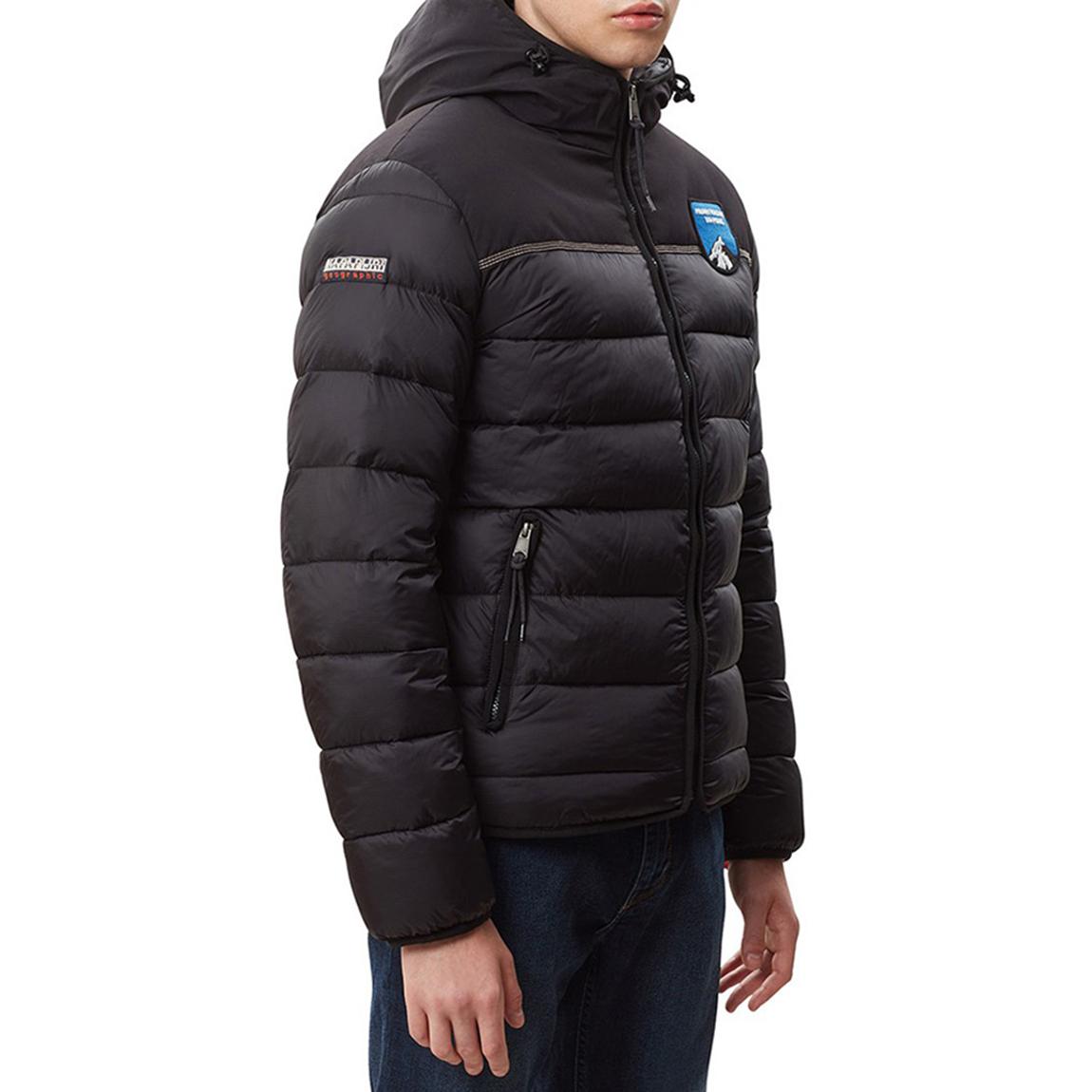 Black Puffer Aric Jacket main product photo