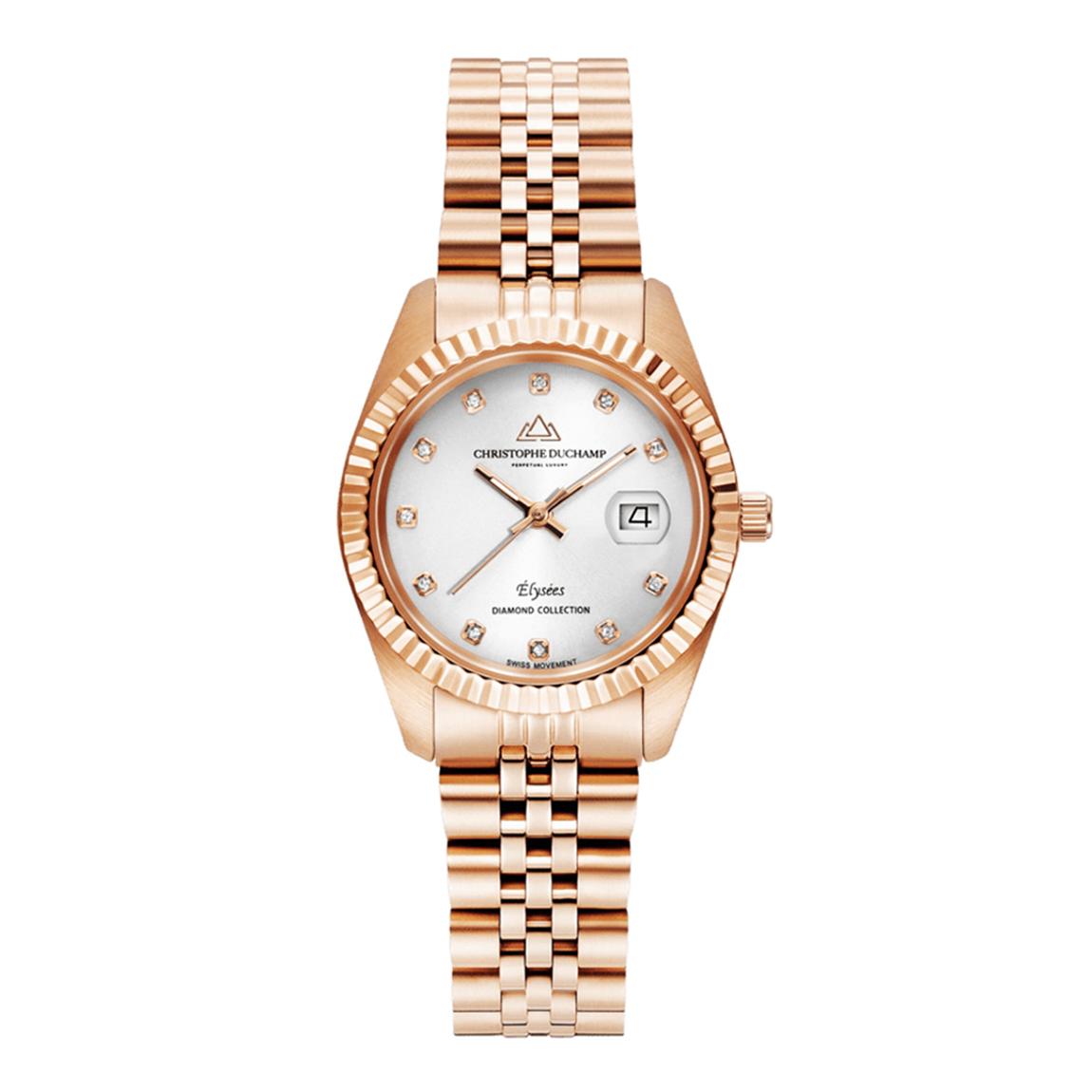 Women's Rose Gold Elysees Watch 33mm main product photo