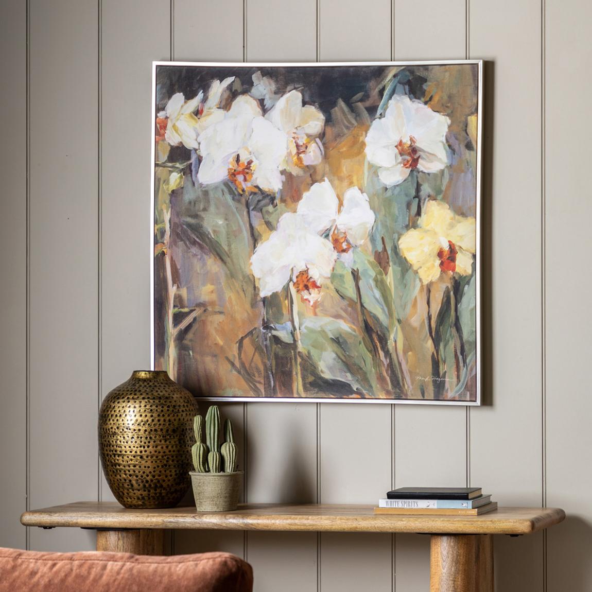 Floral Surprise 90x90cm Framed Canvas main product photo