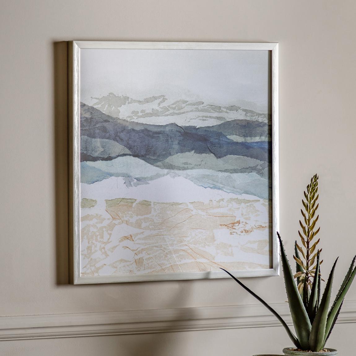 Mountain Line 1 70x70cm Framed Print main product photo
