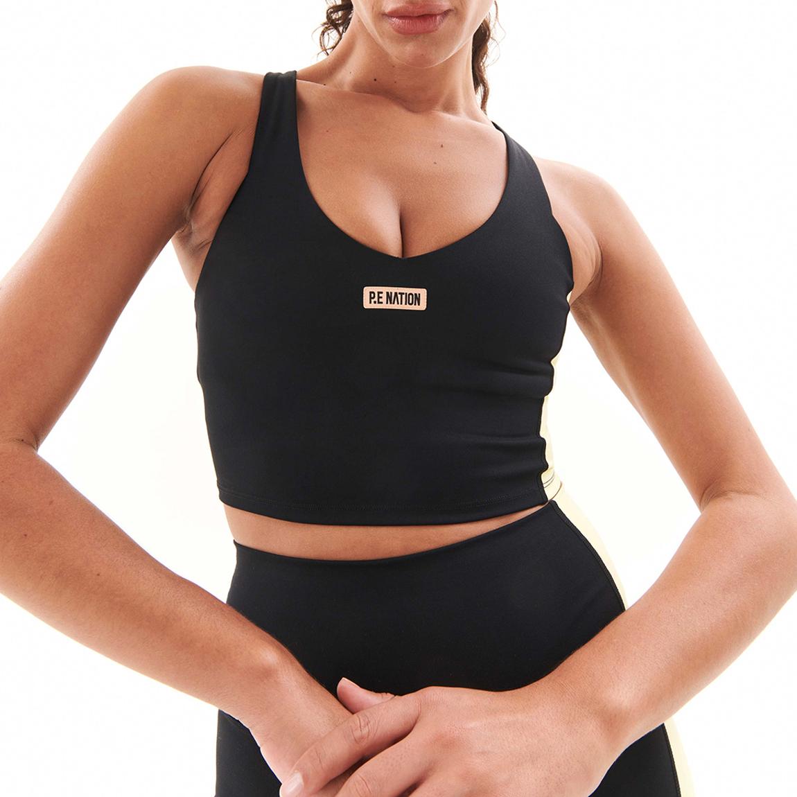 Black Dedication Sports Bra main product photo